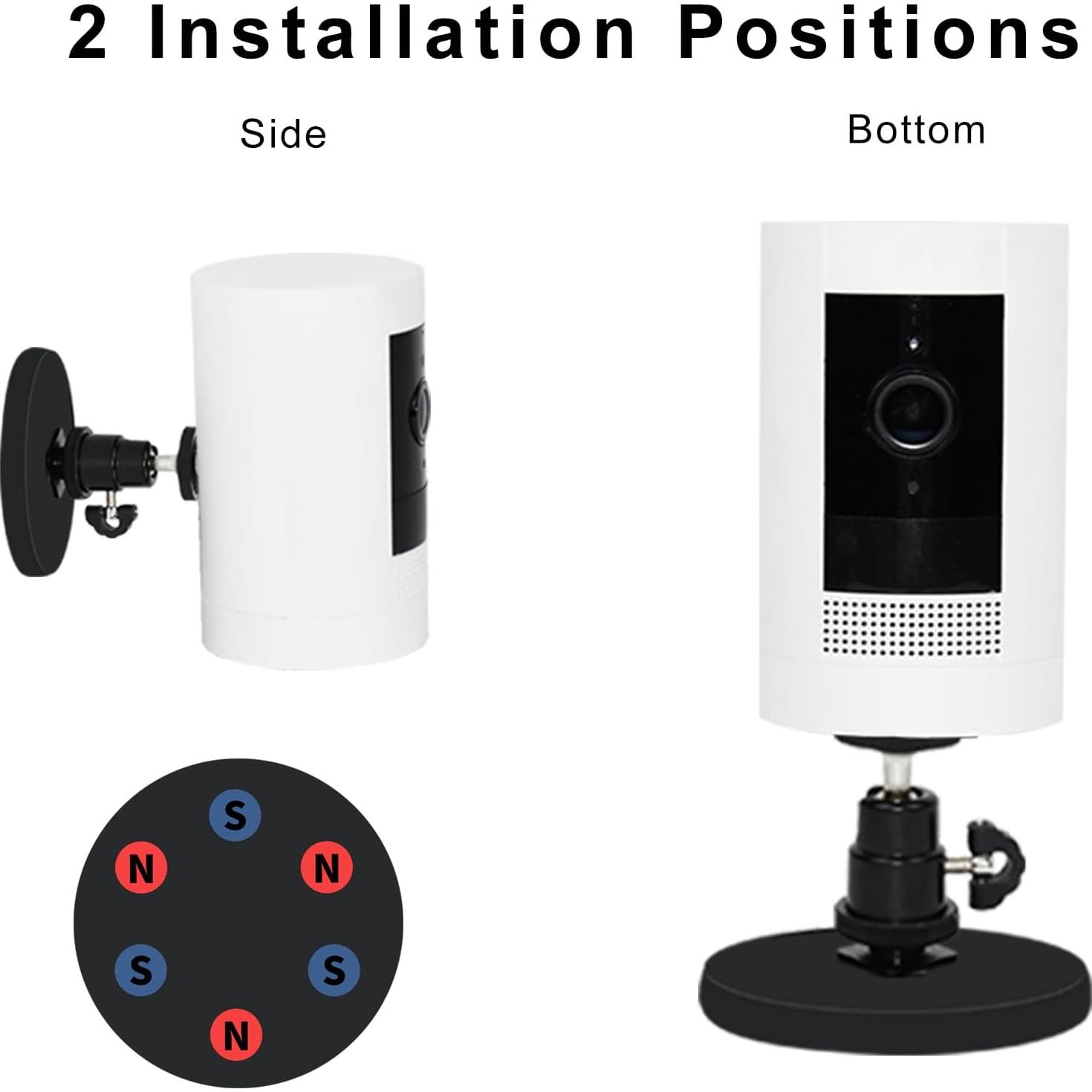 Soporte de Pared Magnético VVHOOY para Cámara Ring Stick Up