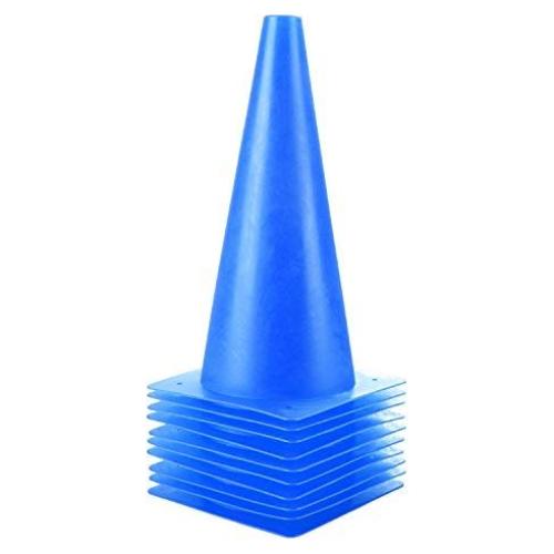 Conos de Entrenamiento Deportivo Alyoen 30 cm Paquete de 10 Azul