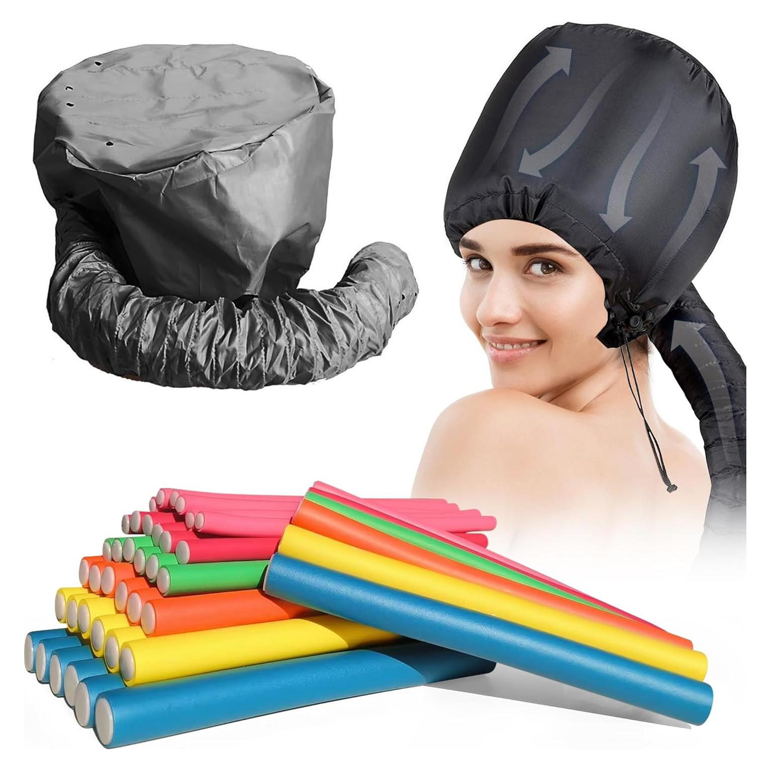 Set de Rulos Flexibles Sin Calor xnicx 42 pcs para Cabello