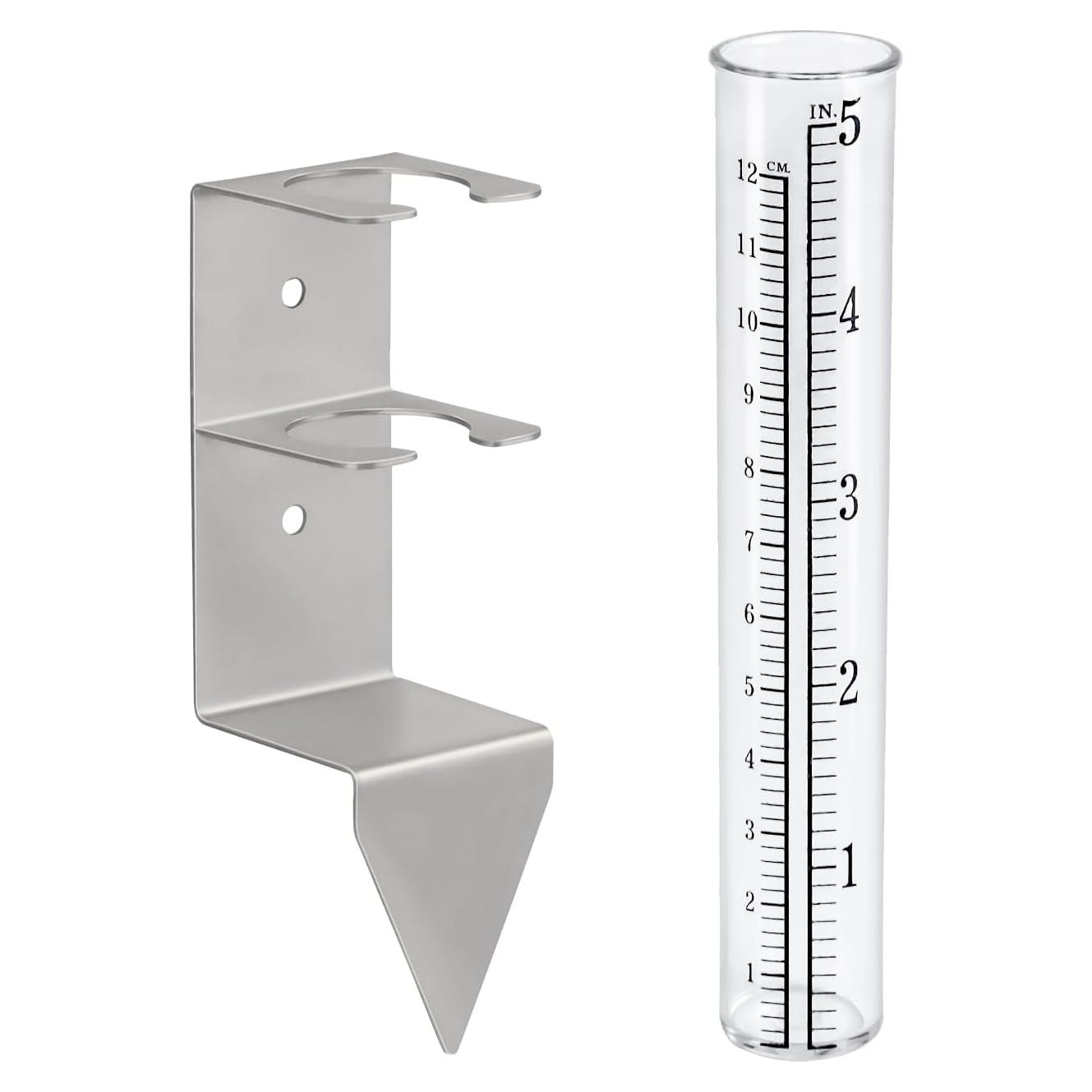 Medidor de Lluvia Exterior Timenued 12.7 cm a Prueba de Heladas