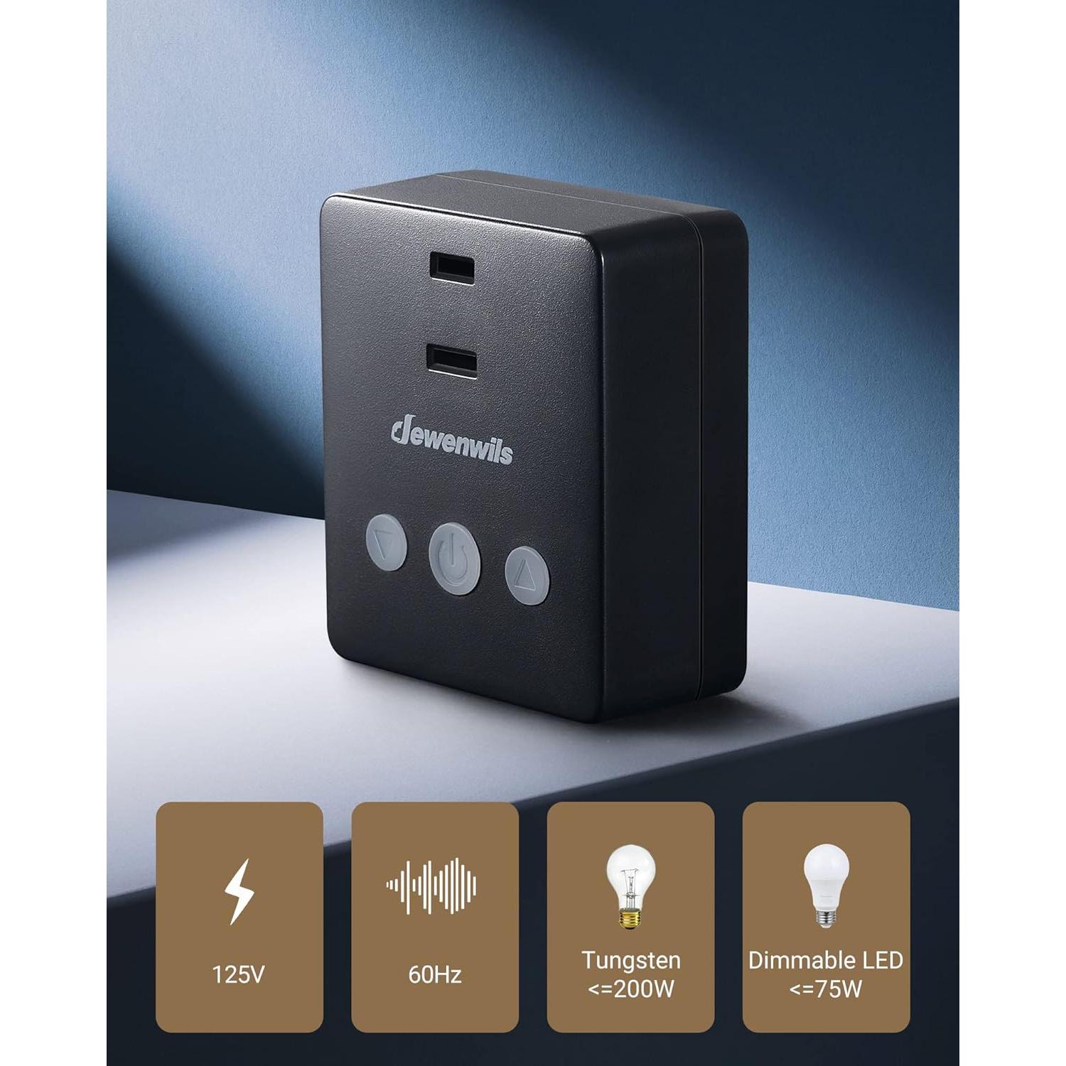 Regulador Inalámbrico Dewenwils para Lámparas - 100FT