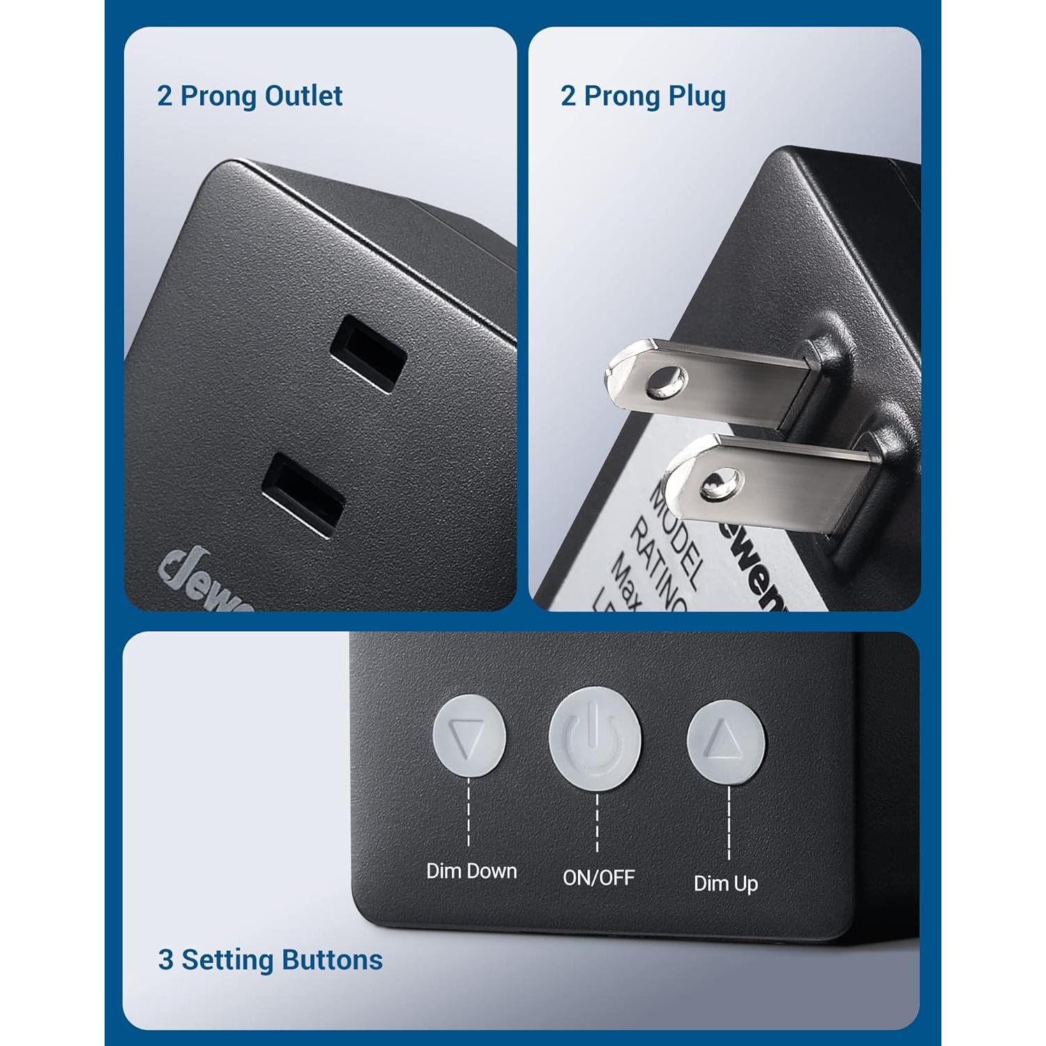 Regulador Inalámbrico Dewenwils para Lámparas - 100FT