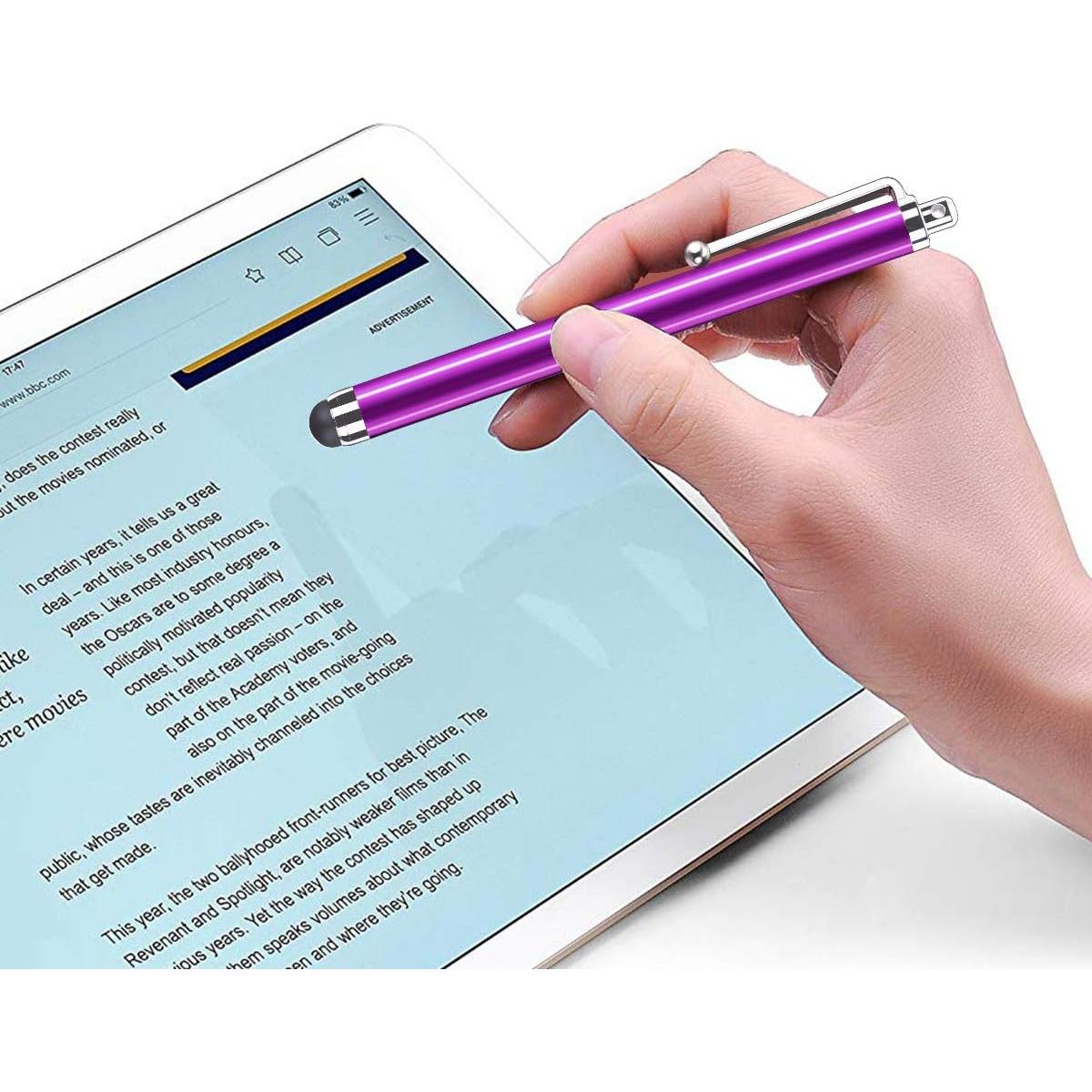 Bolígrafo Estilográfico Universal EVERMARKET para Pantalla Táctil - Paquete de 5 Colores