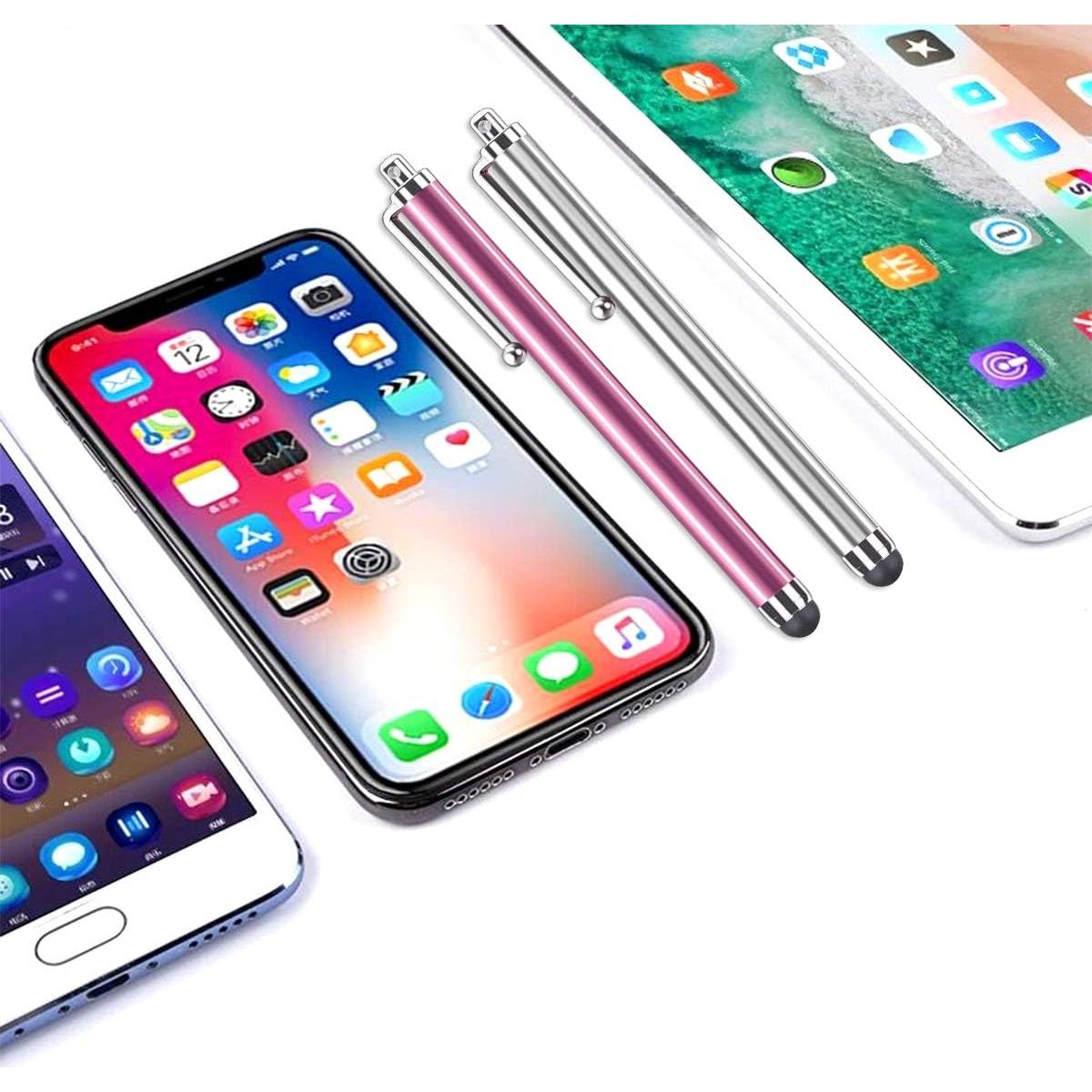 Bolígrafo Estilográfico Universal EVERMARKET para Pantalla Táctil - Paquete de 5 Colores