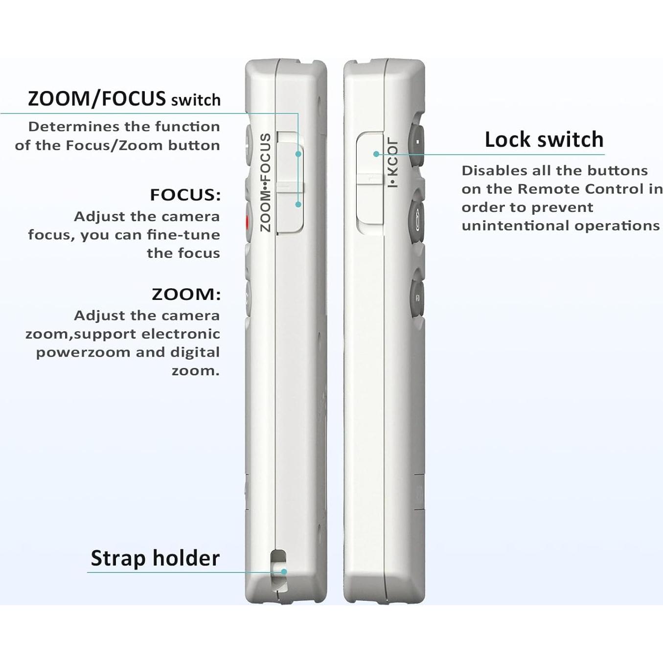 Control Remoto Inalámbrico AODELAN para Cámaras Sony