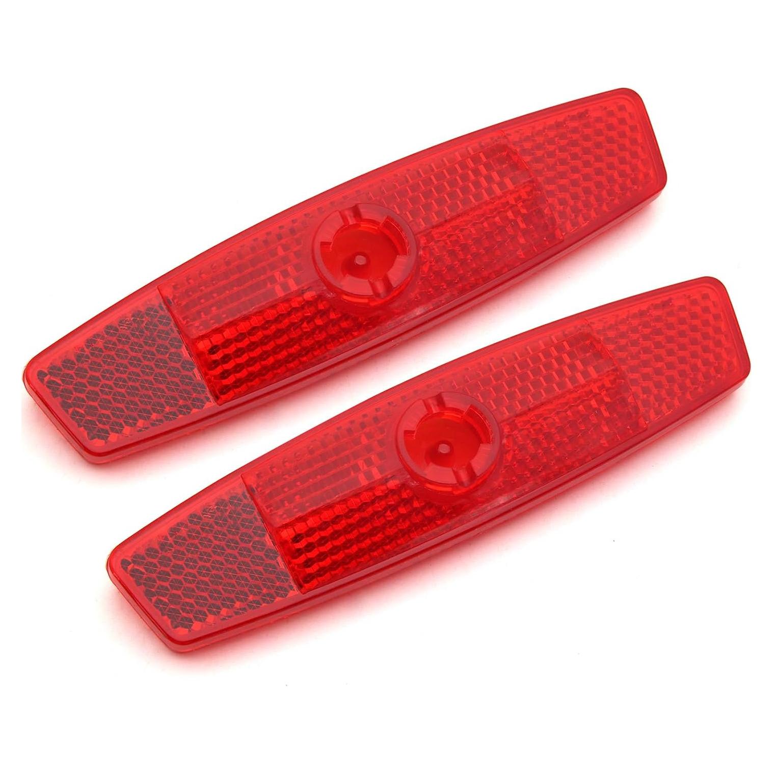 Reflectores de Rueda Rapeiny para Bicicleta - 2 Piezas Rojo