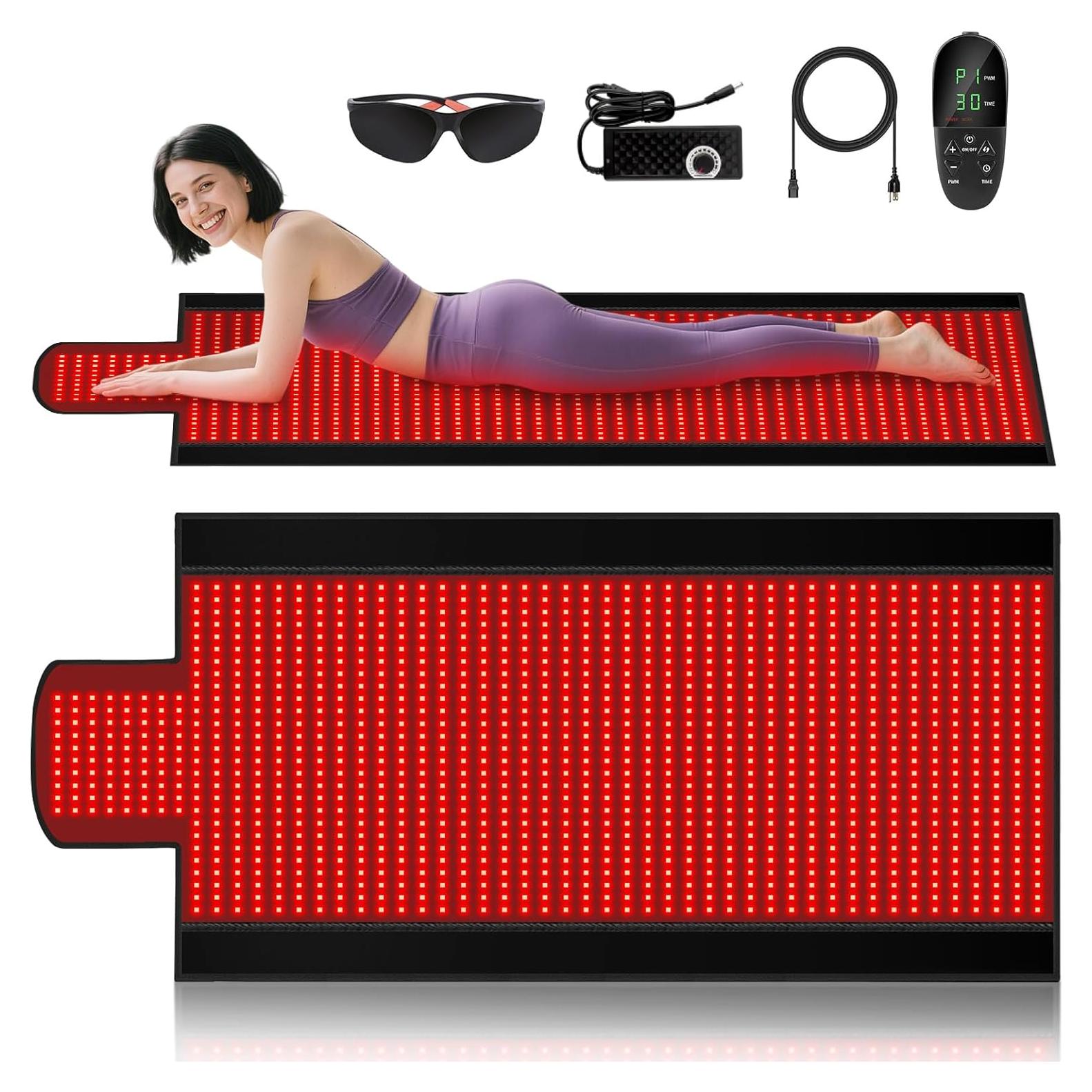 Manta de Terapia de Luz Roja LITDUCK 197.5x85.1cm 1370 LEDs