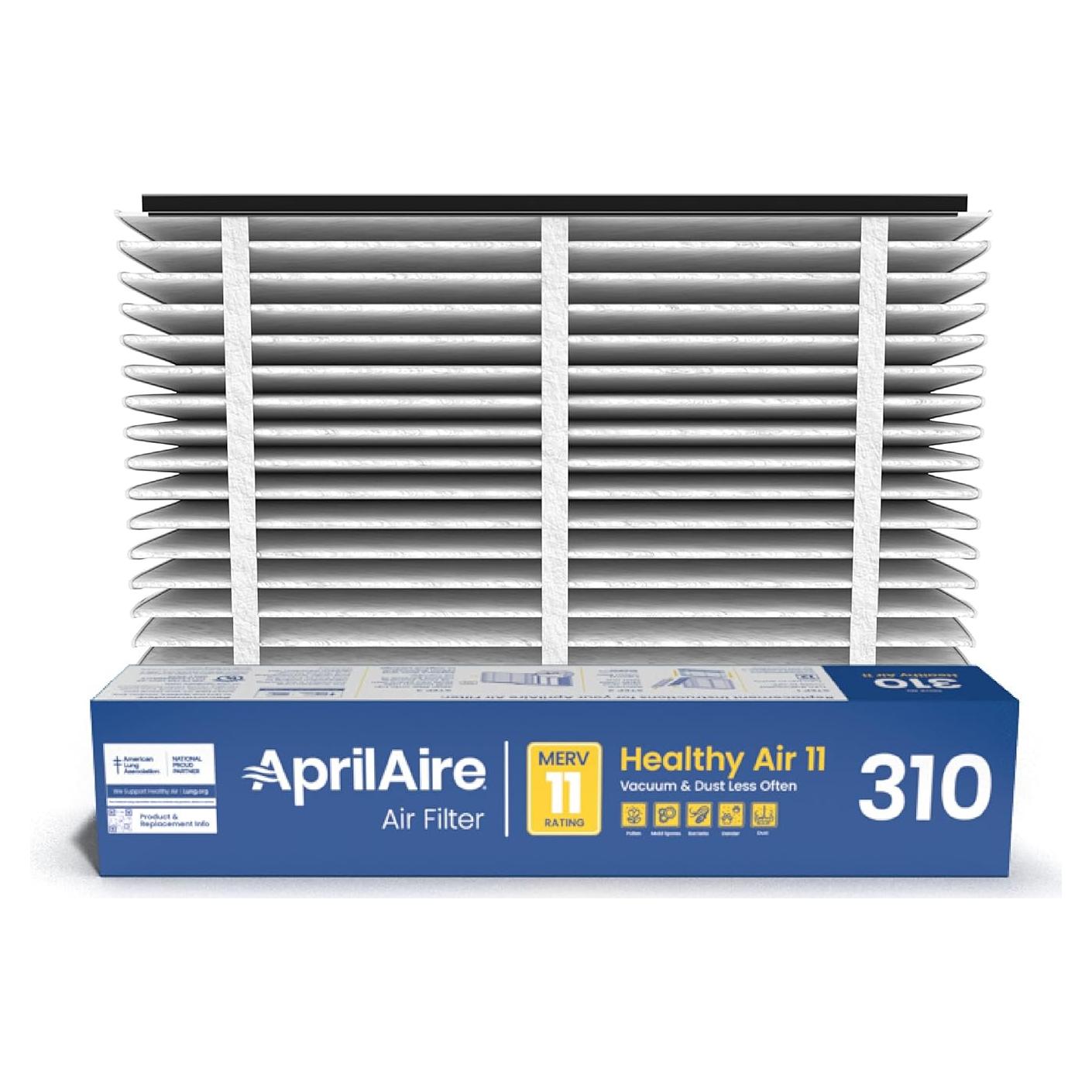 Filtro de Aire AprilAire 310 MERV 11 20x20x4 para Purificadores