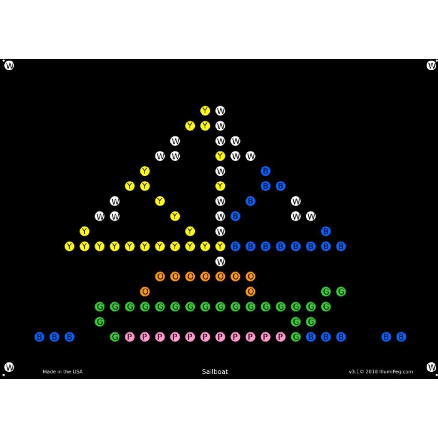 Plantillas de Recarga IllumiPeg para Lite Brite Retro 12 Hojas