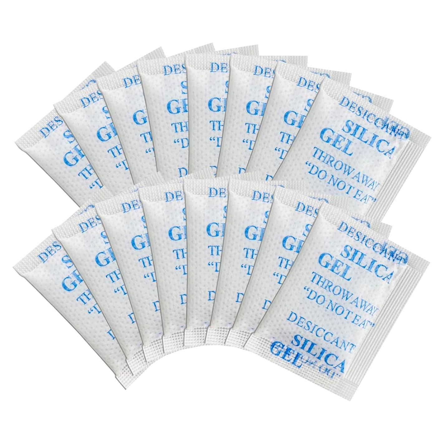 Paquetes de Gel de Sílice Grado Alimenticio 2g - 250 Pcs Absorbentes