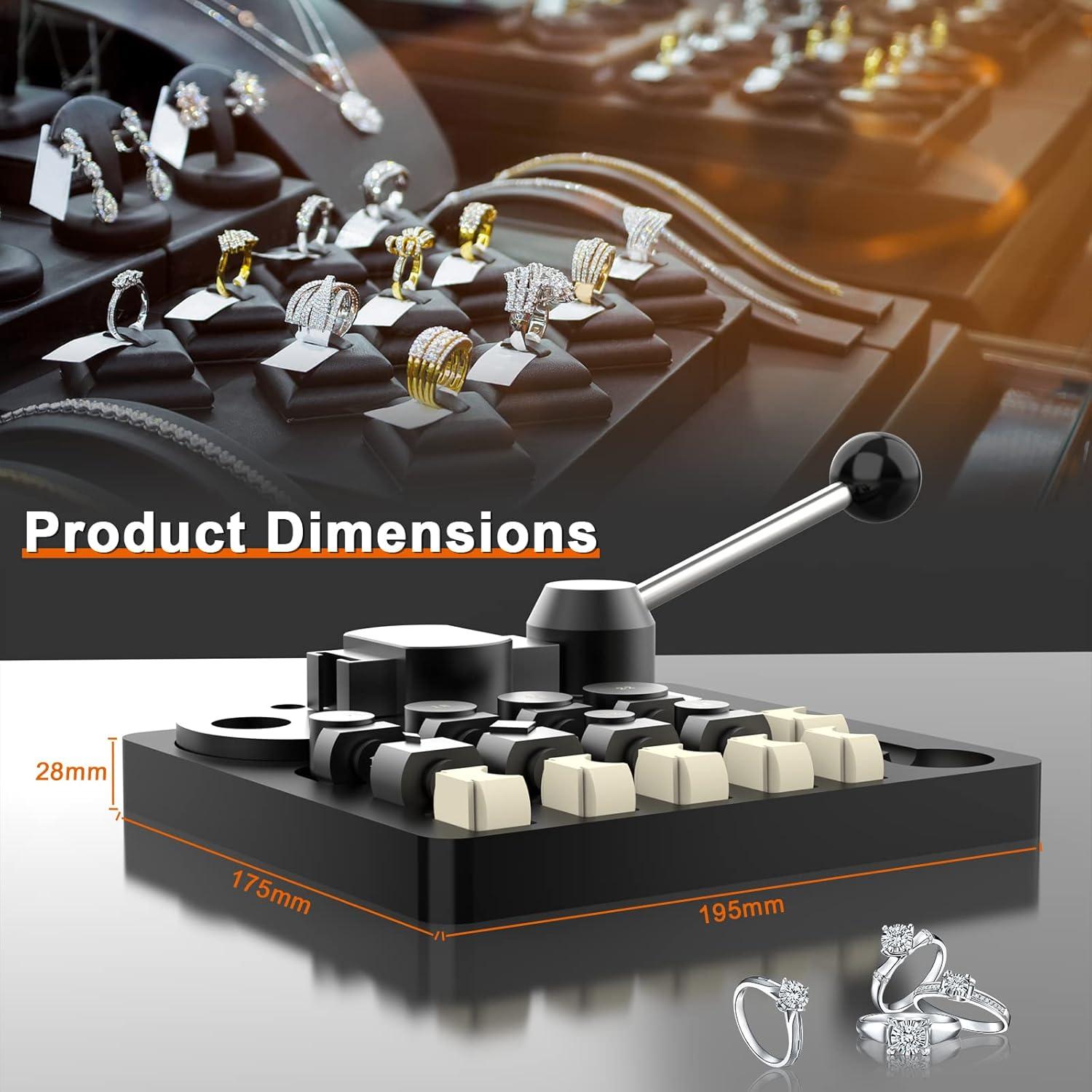 Herramienta de Doblado de Anillos JAZORR - 27 Piezas, Nylon y Acero