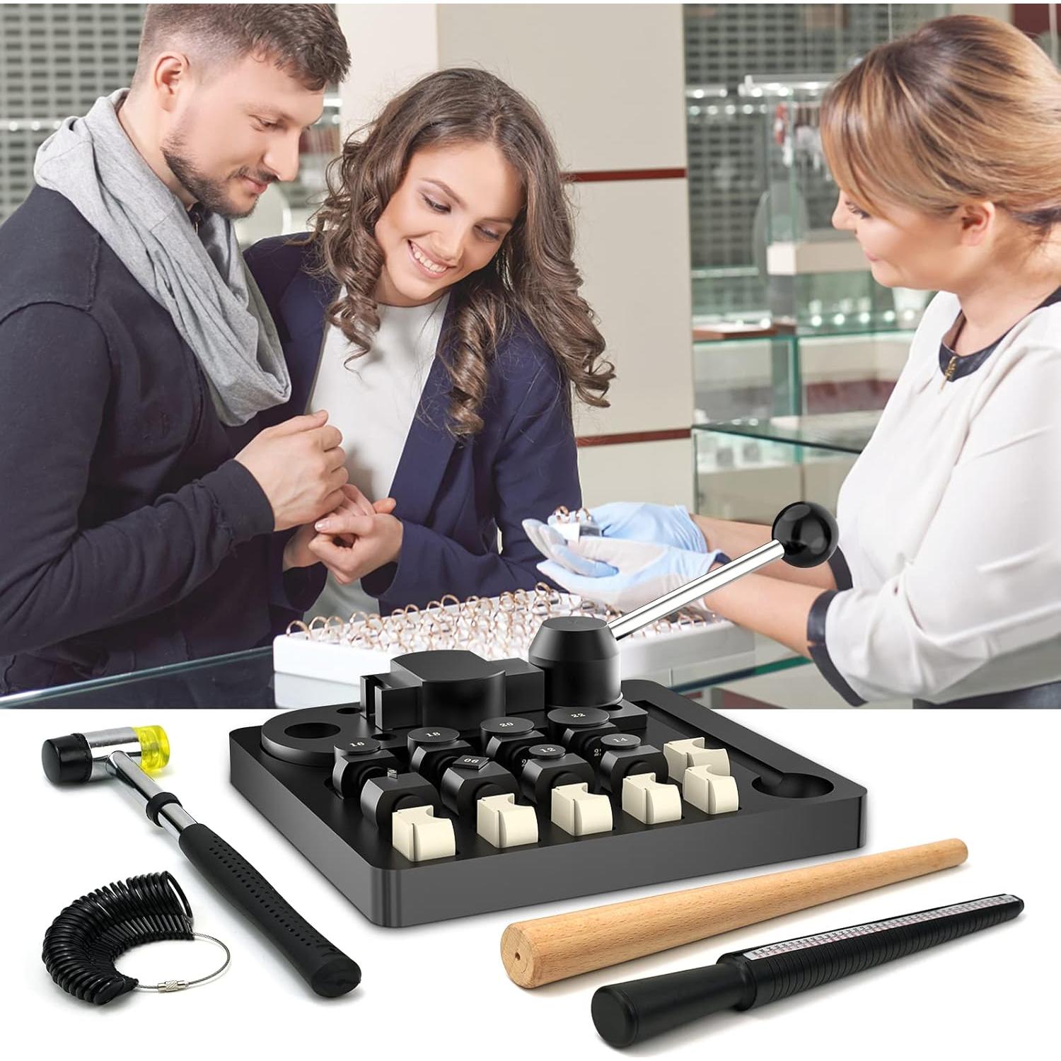 Herramienta de Doblado de Anillos JAZORR - 27 Piezas, Nylon y Acero