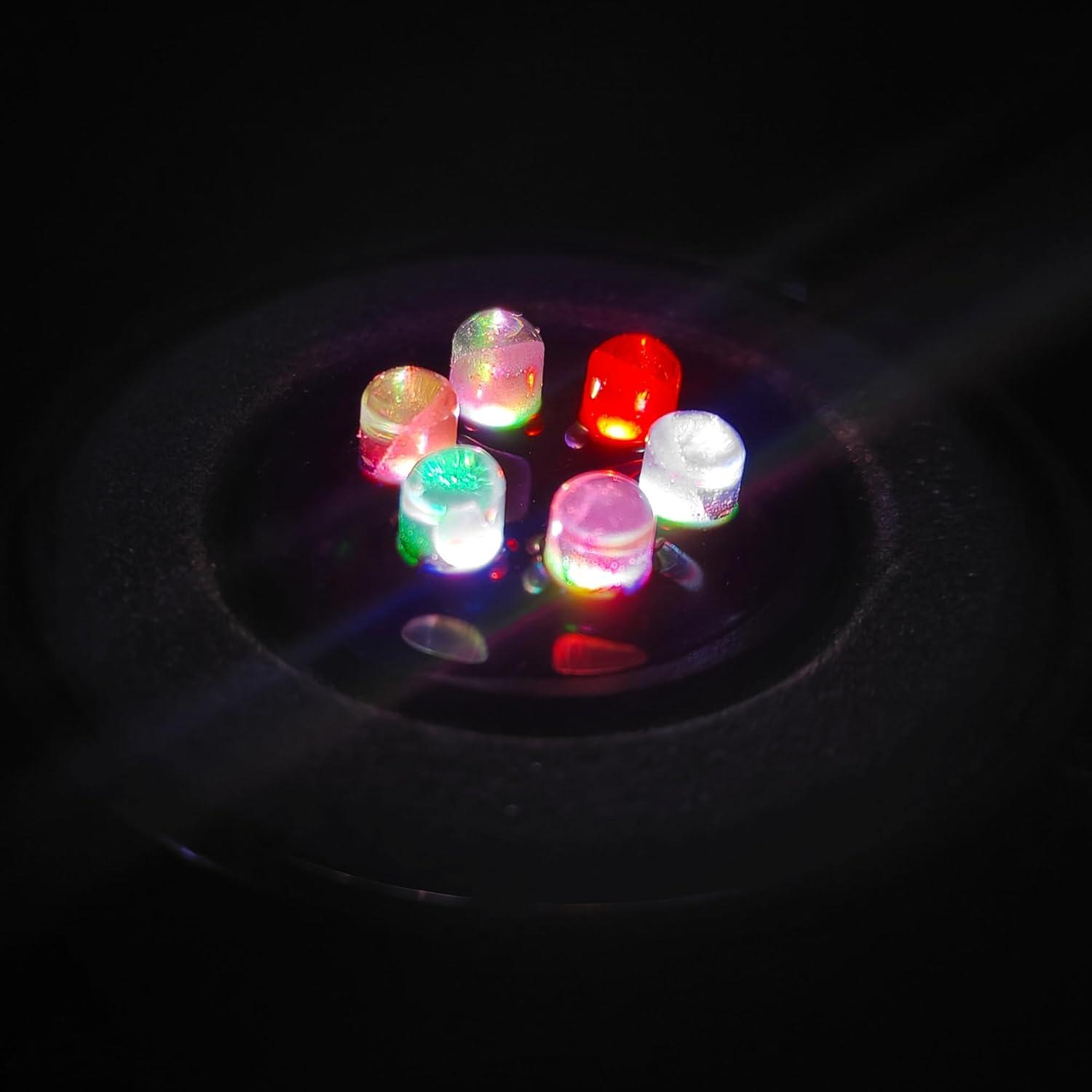 Disco de Burbuja LED Multicolor NICREW 5.08 cm para Acuario