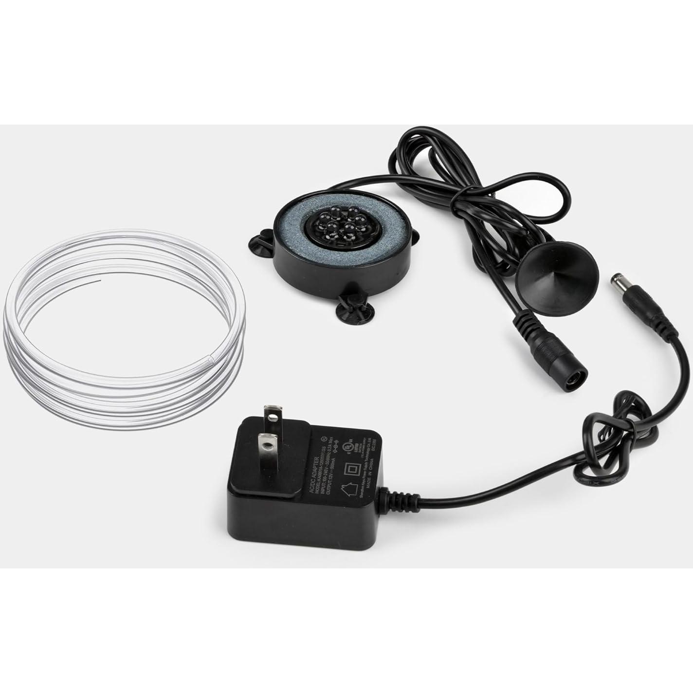 Disco de Burbuja LED Multicolor NICREW 5.08 cm para Acuario