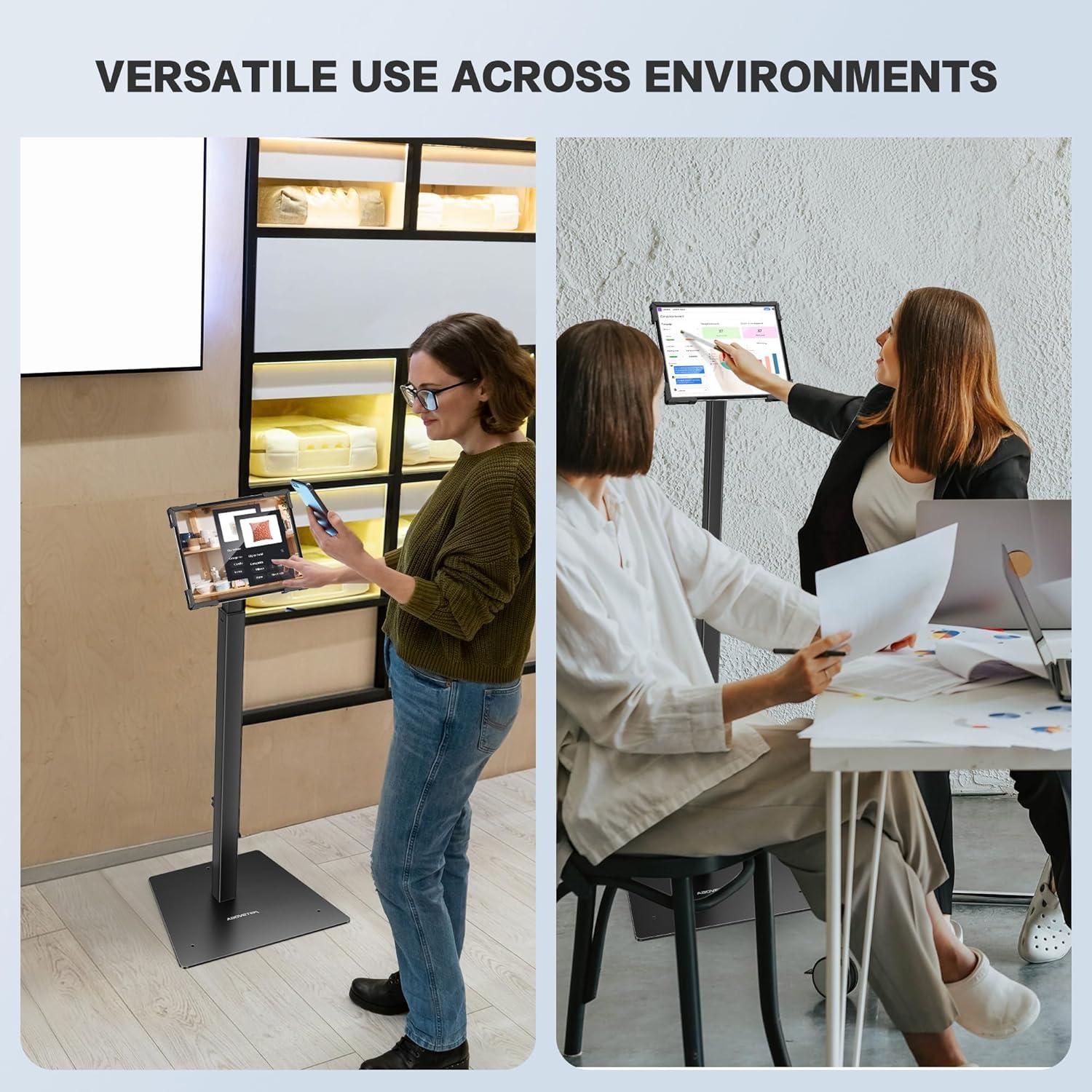 Soporte de Piso Antirrobo AboveTEK para iPad 9.7"-13"