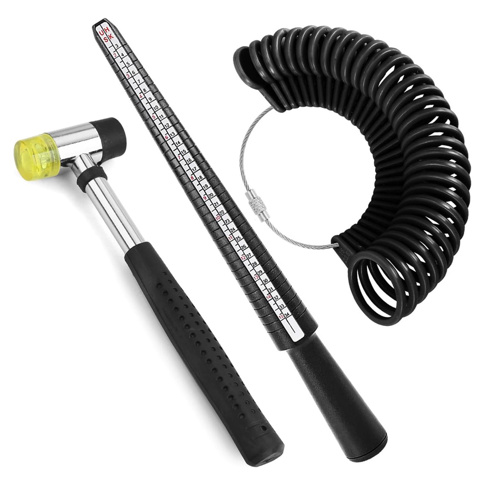 Juego de Herramientas de Medición de Anillo Accmor - 3 Piezas