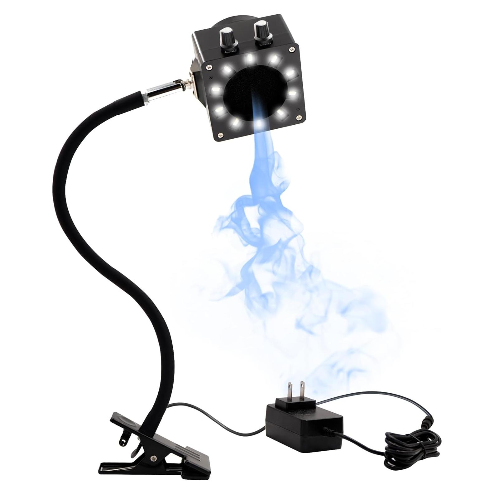 Extractor de humo de soldadura Treedix con luz LED y ventilador