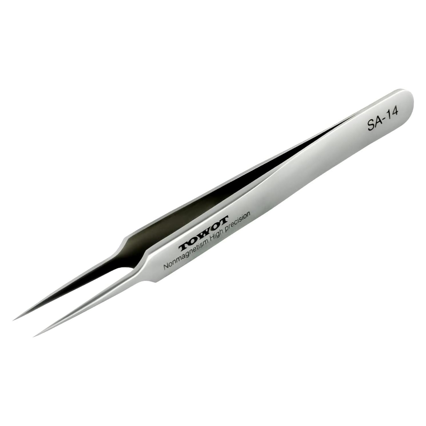 Pinzas de Precisión TOWOT SA-14 de Acero Inoxidable 110mm