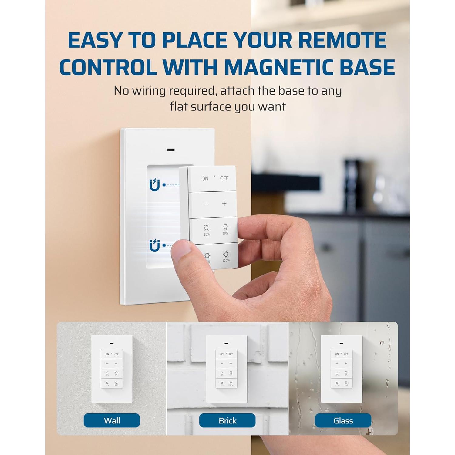Enchufe Regulador Inalámbrico Dewenwils para Iluminación Interior