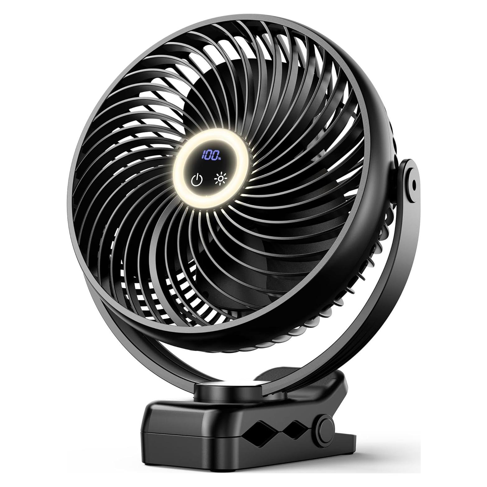 Ventilador Portátil Koonie WH501 10000mAh con Linterna LED