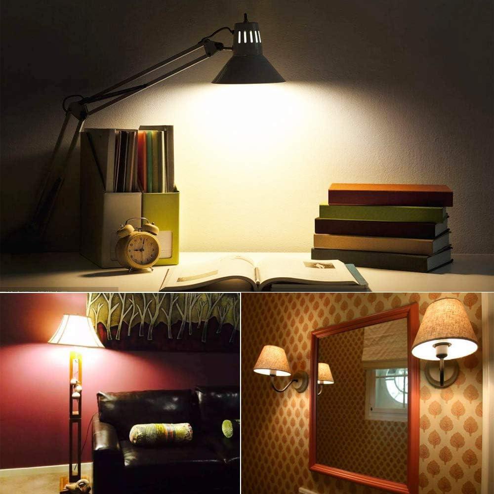 Bombilla LED E17 10W 1000LM 3000K Paquete de 4 EKSAVE