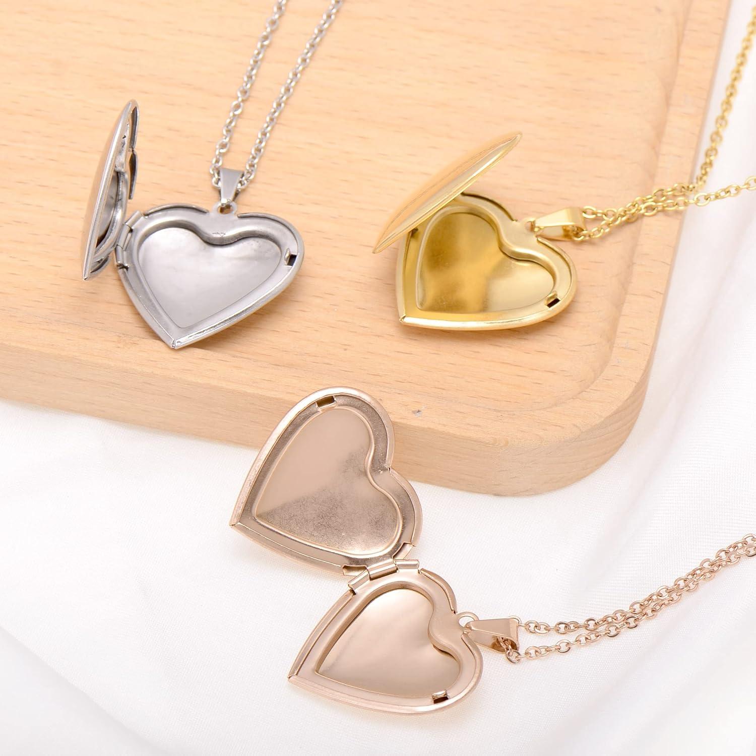 Collar Colgante Corazón Acero Inoxidable Paialco 45.72cm