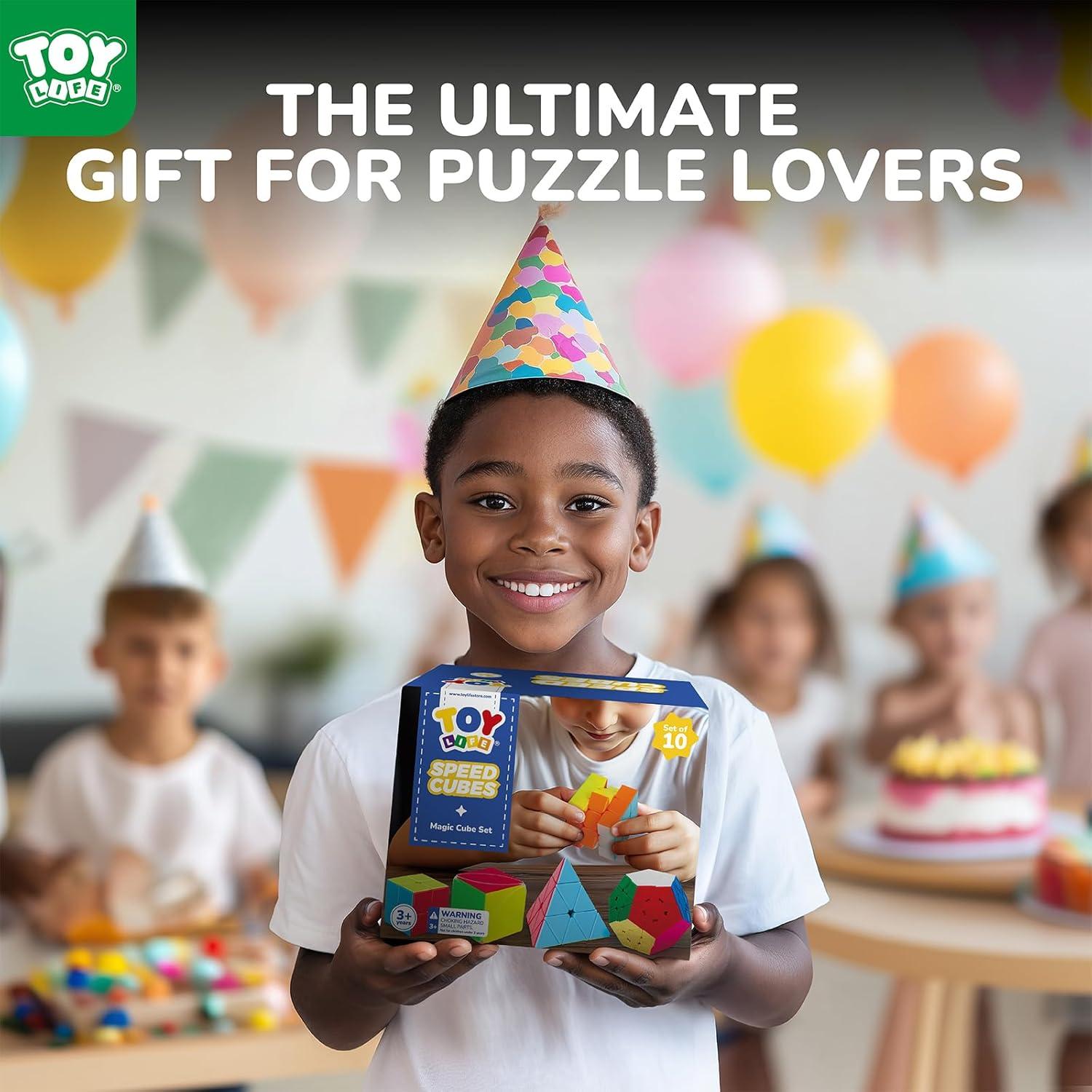 Conjunto de Cubos Mágicos STEAM Life 10 Piezas - Rompecabezas