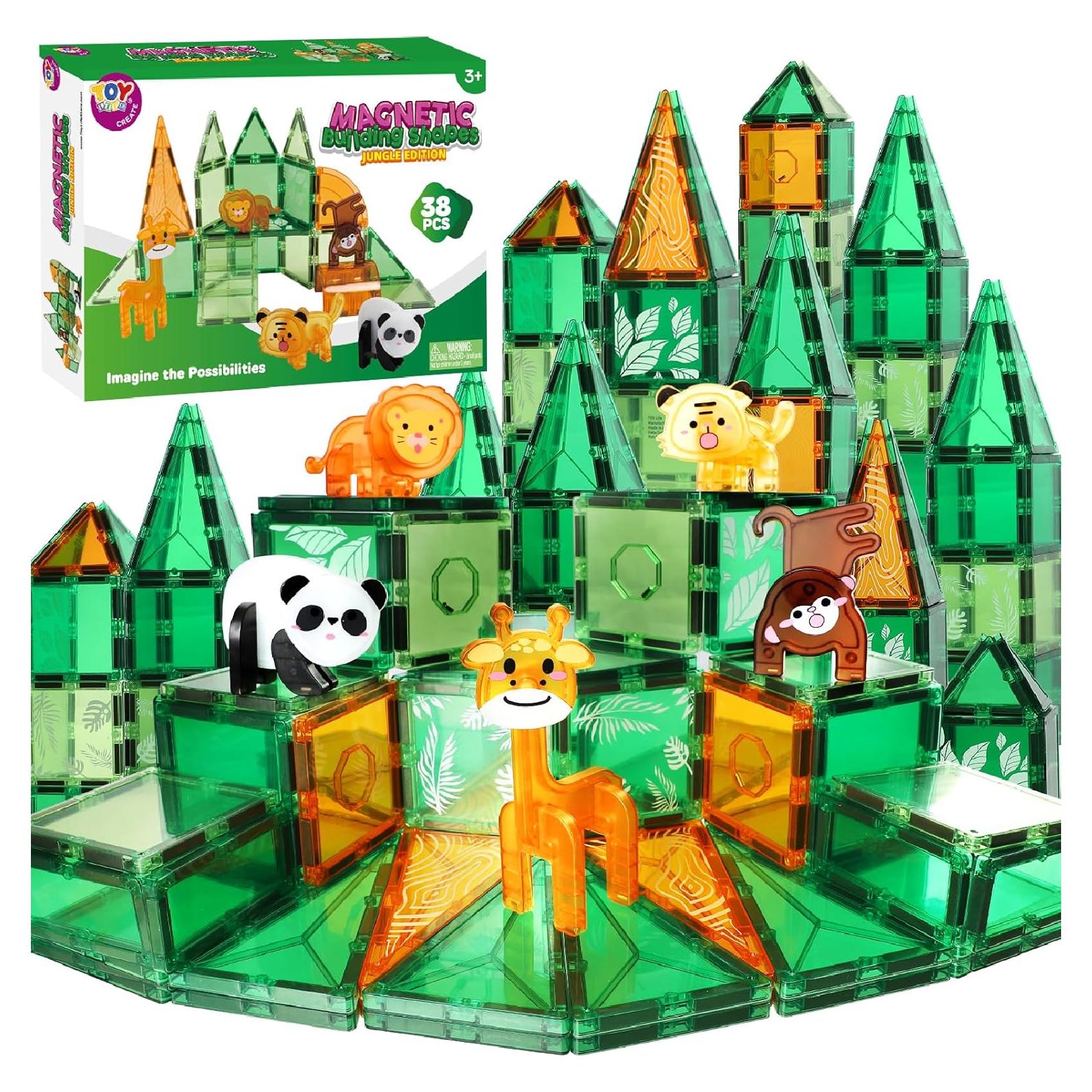 Azulejos Magnéticos TOY Life 38 Piezas Juguete Educativo 3-5 Años