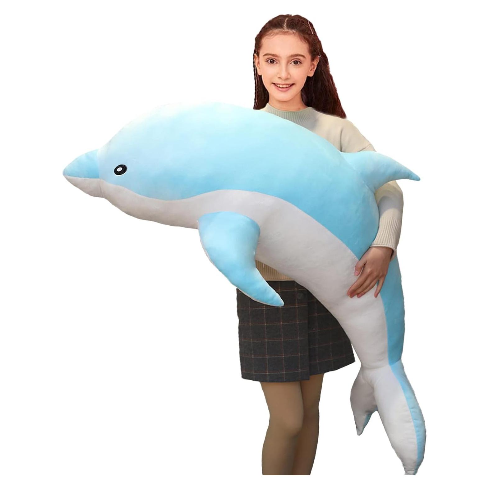 Delfín Juguete de Peluche Almohada 50cm Somao Suave