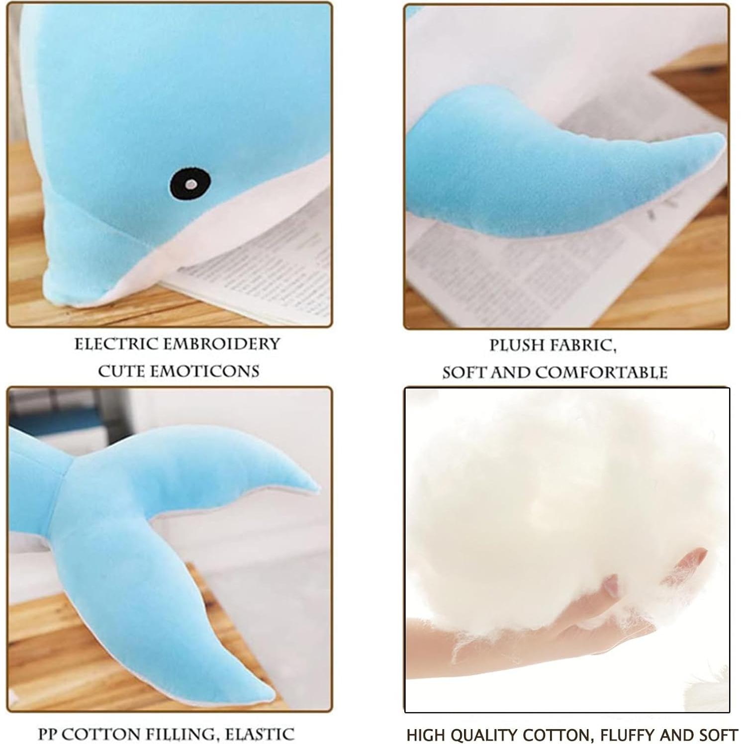 Delfín Juguete de Peluche Almohada 50cm Somao Suave