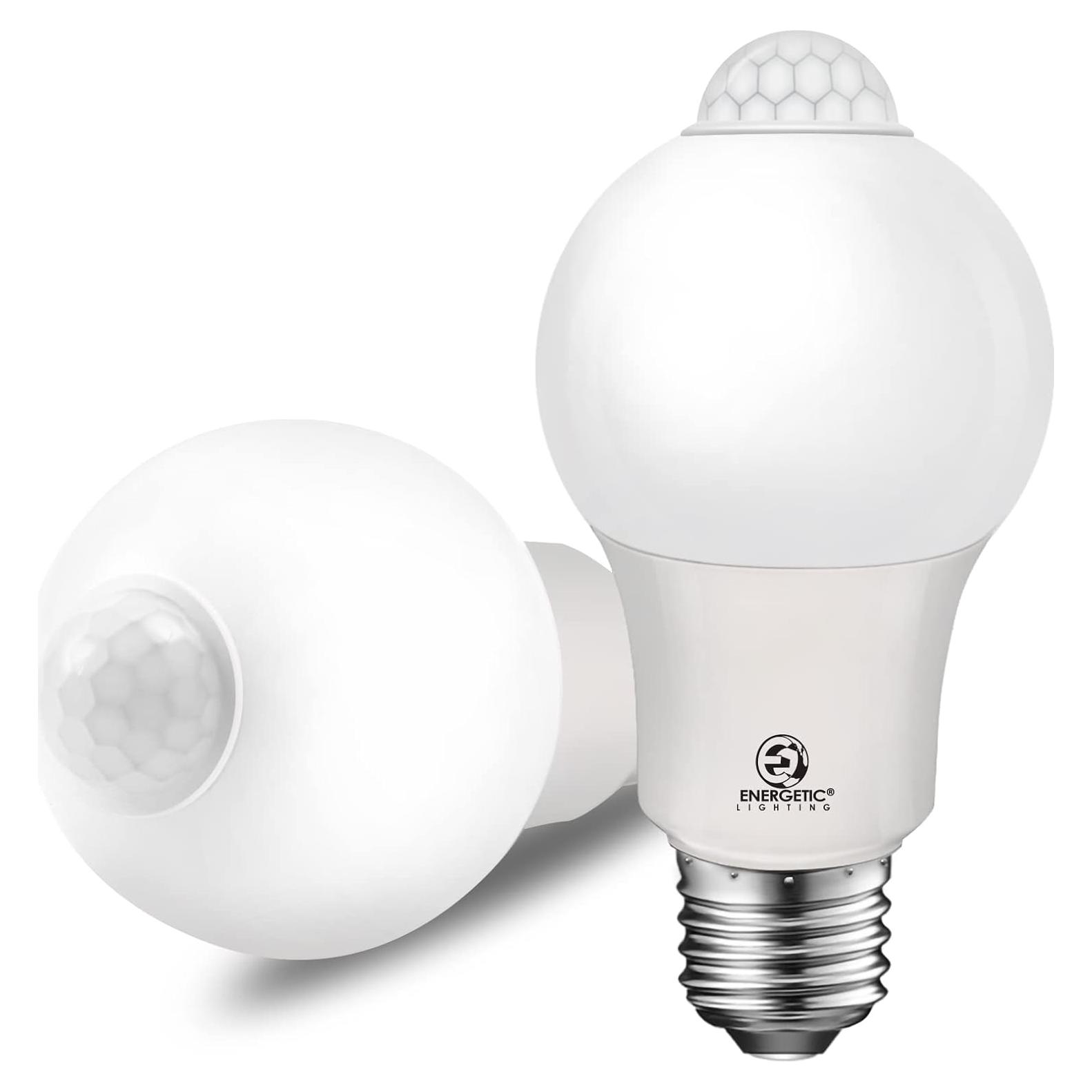 Bombilla LED con Sensor de Movimiento Yankon 8.5W 3000K 2 Pzas