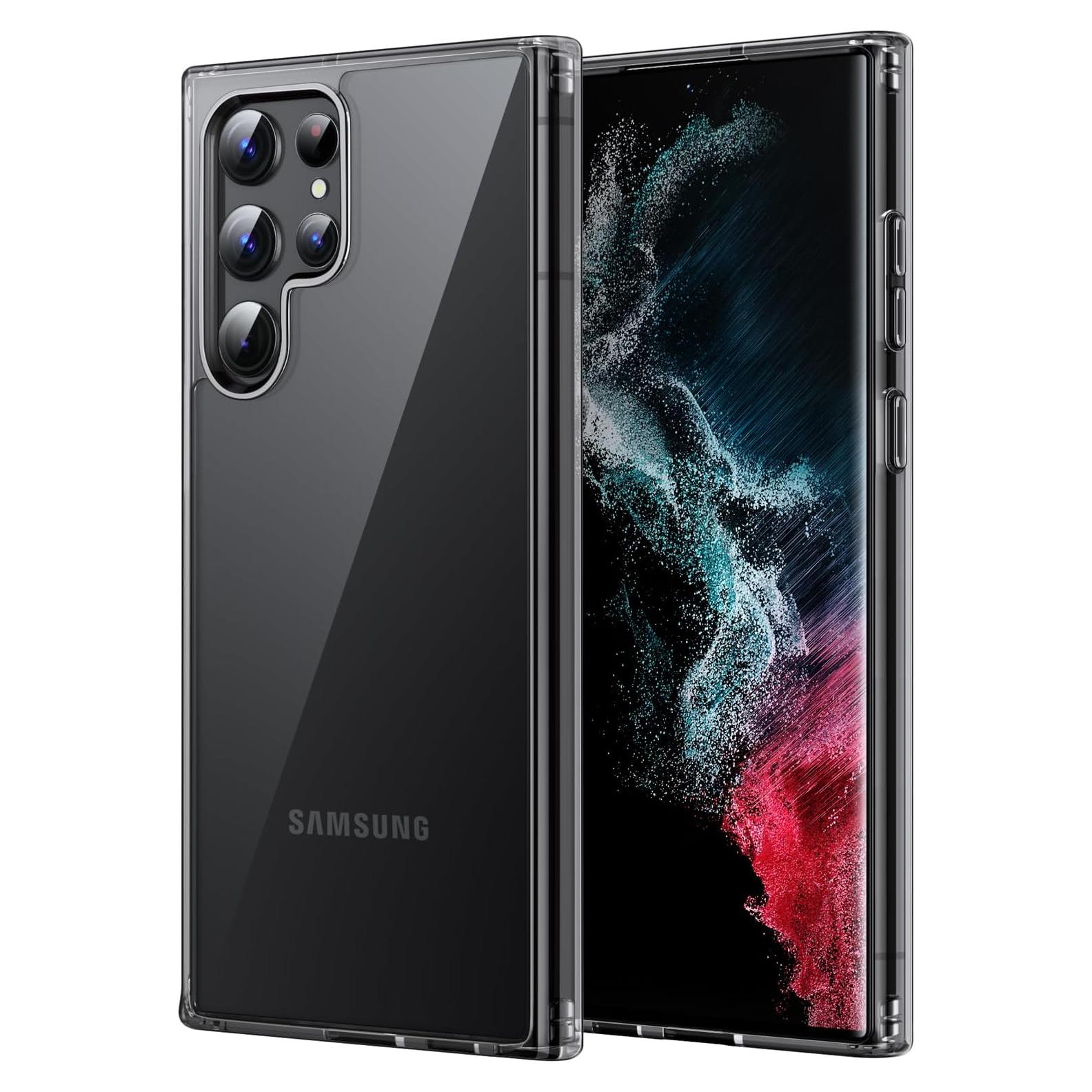 Funda JETech para Samsung Galaxy S22 Ultra 5G Antigolpes Negra