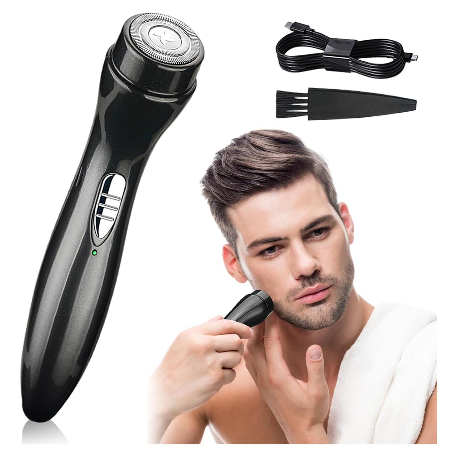 Mini Afeitadora Eléctrica Inalámbrica QKDS USB Portátil 400mAh