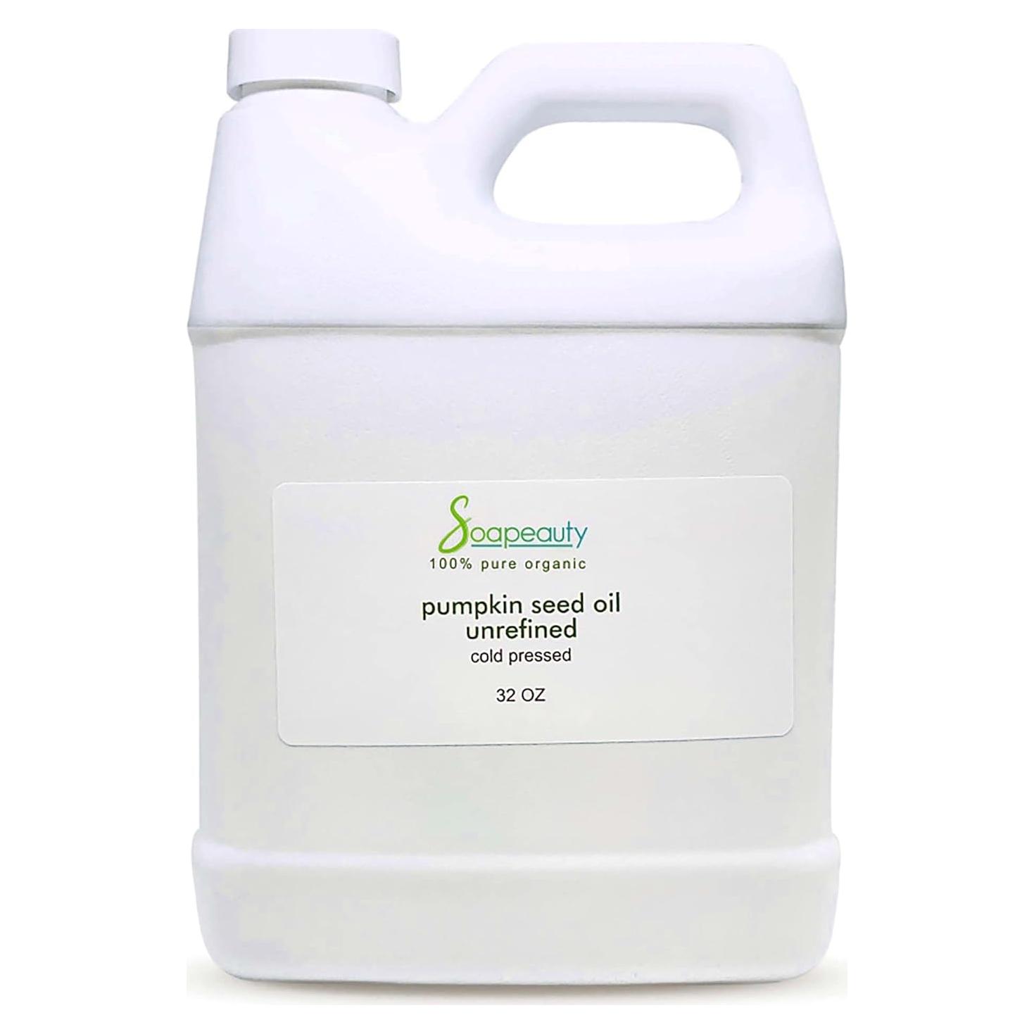 Aceite de Semilla de Calabaza Orgánico Soapeauty 0.91L Prensado en Frío