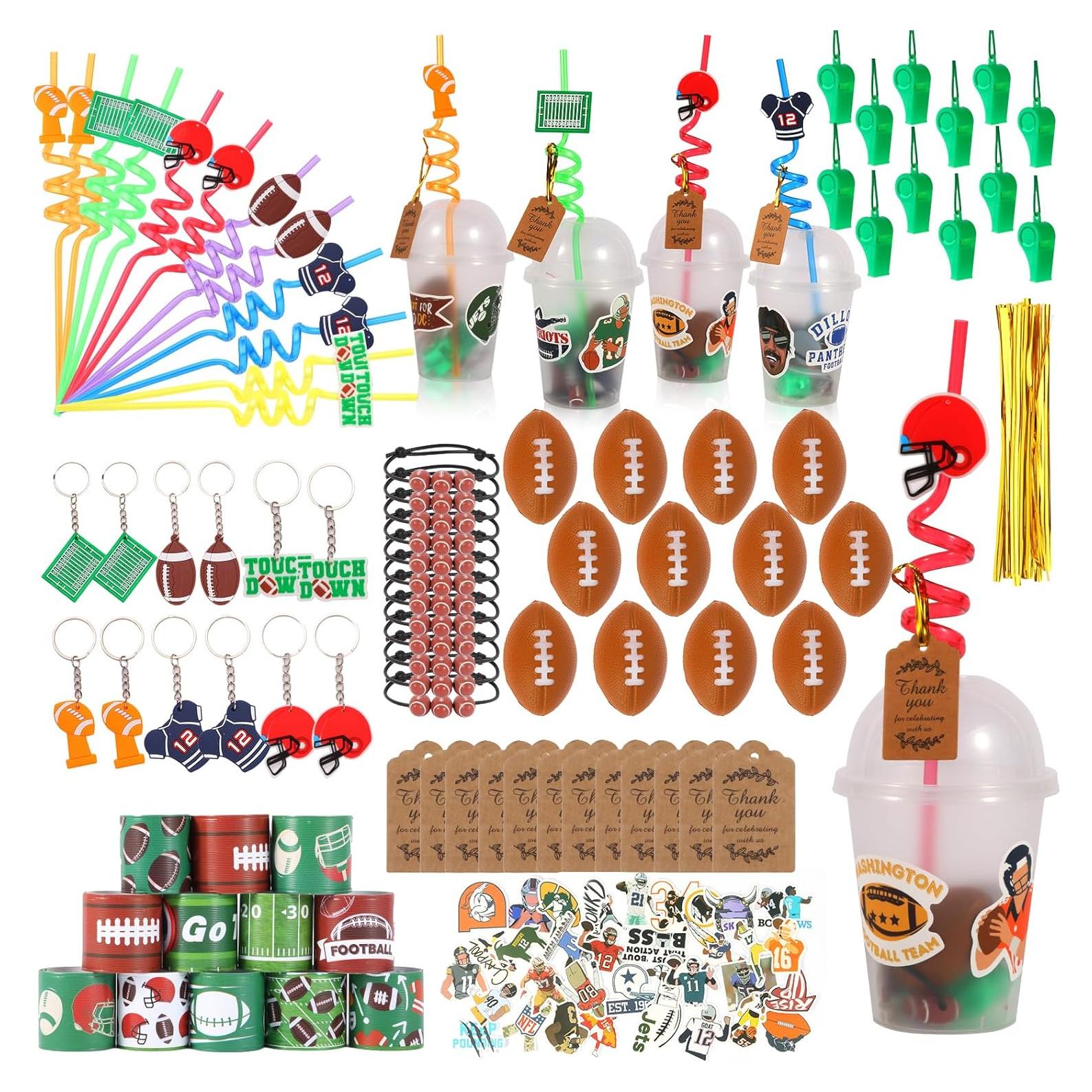 Kit de Fiesta de Fútbol LiYiQ 158 Piezas con Tazas y Regalos