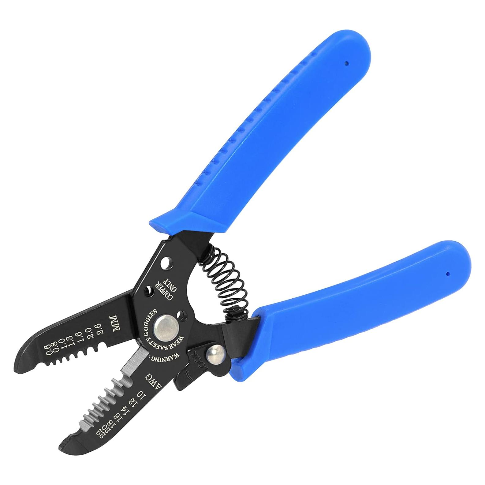 Pelacables y Cortador VCELINK 10-22 AWG Multifuncional Azul