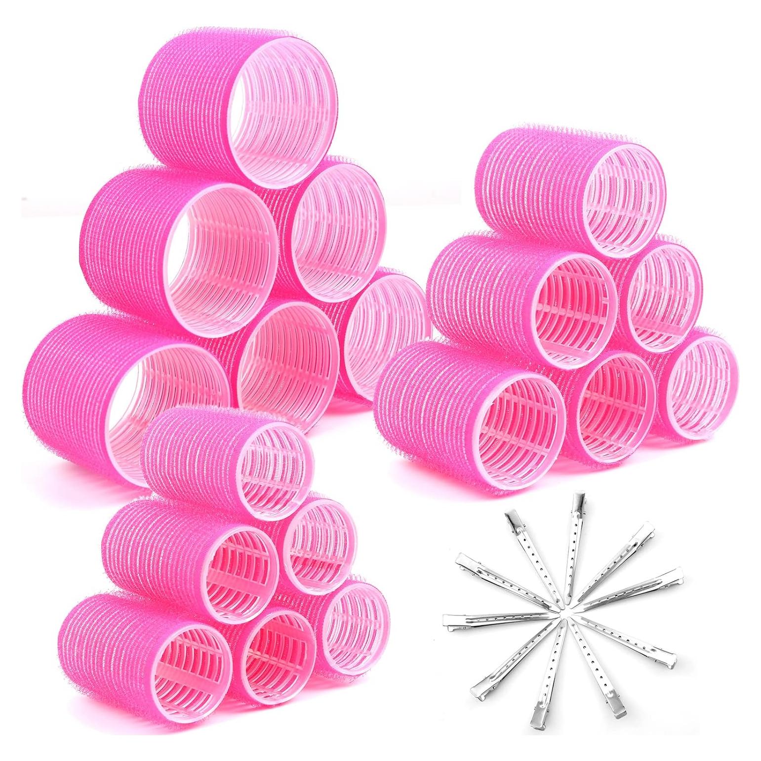 Rulos para Cabello Cludoo Jumbo 28 Piezas Autoadhesivos