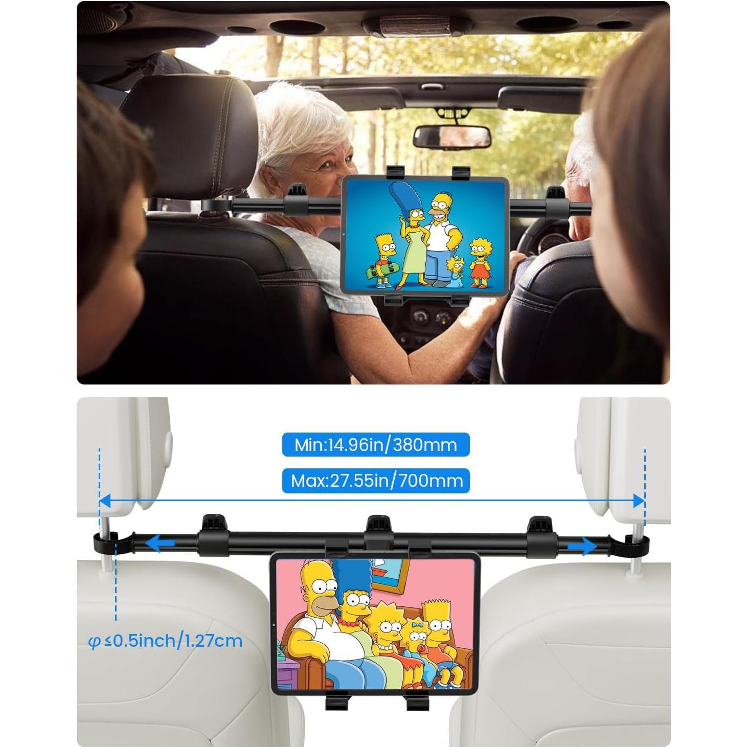 Soporte para Tableta en Reposacabezas OHLPRO 7-11" Ajustable