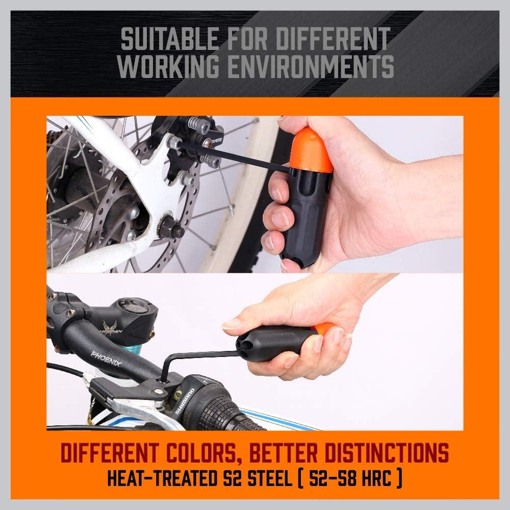 Juego de Llaves Allen 27PCS HORUSDY Acero CR-V Punta Esférica