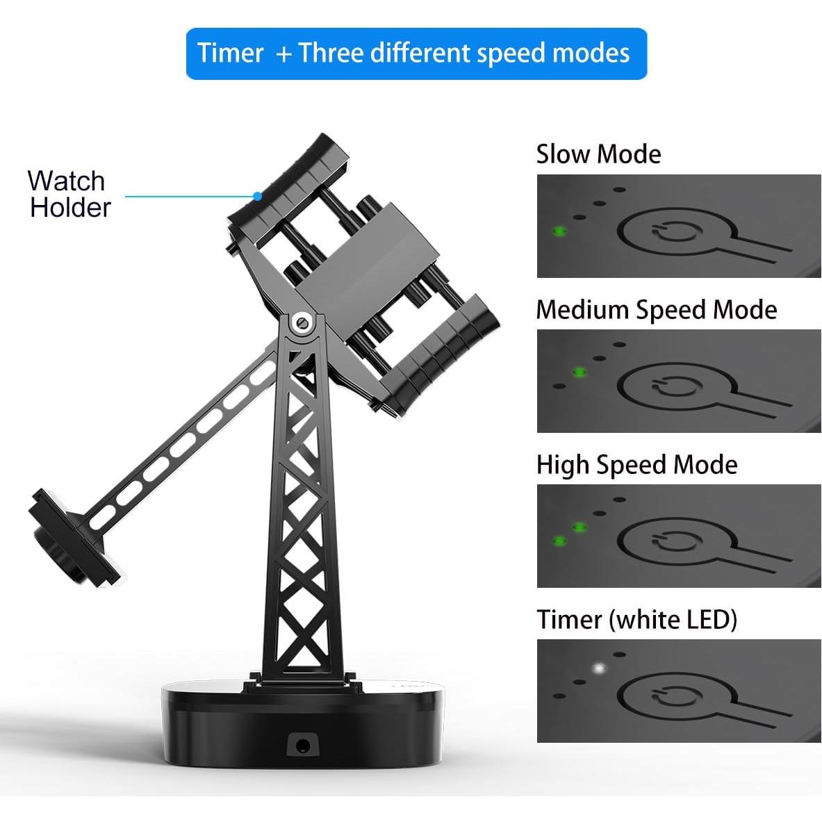Enrollador de Reloj Automático FEICHONGHO con Temporizador y Batería