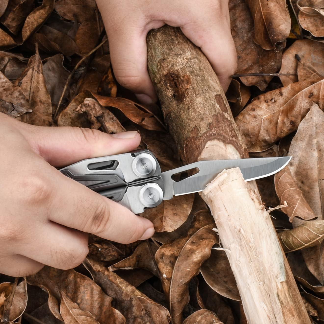 Multiherramienta ROCKTOL 19 en 1 Titanio EDC Camping