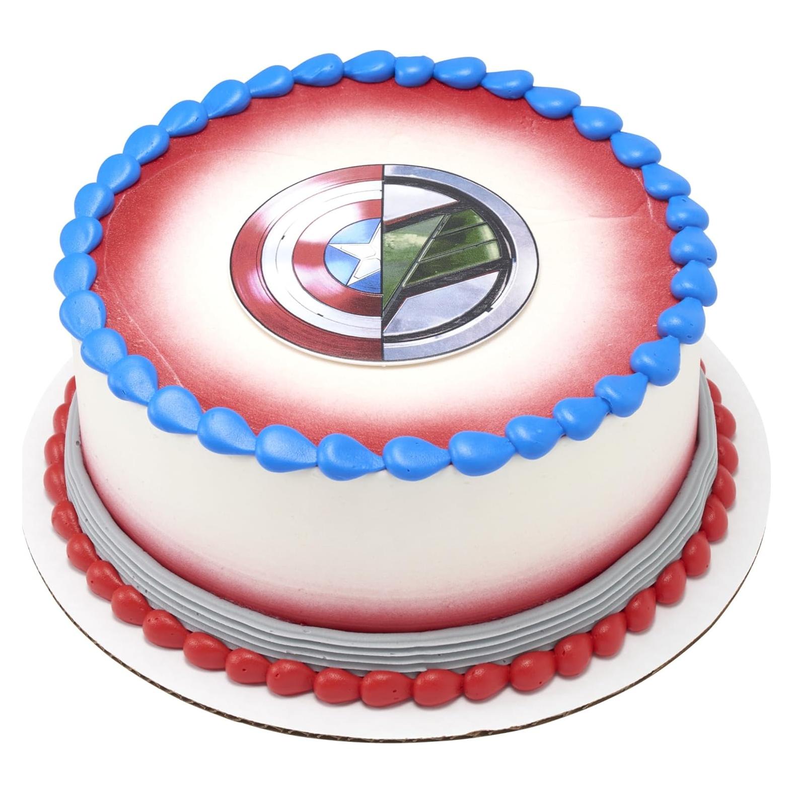 Topper de pastel Marvel Capitán América y Falcon DecoPac