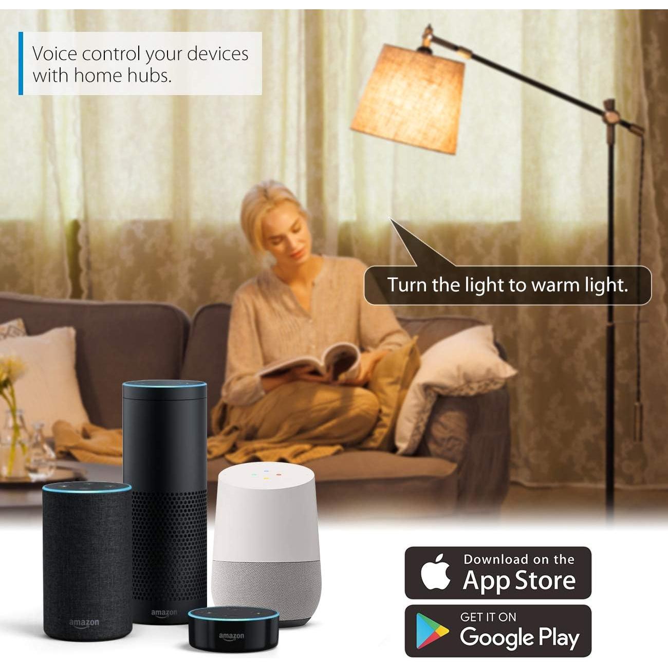 Bombilla Inteligente LED LVWIT A19 8.5W RGB 2 Piezas