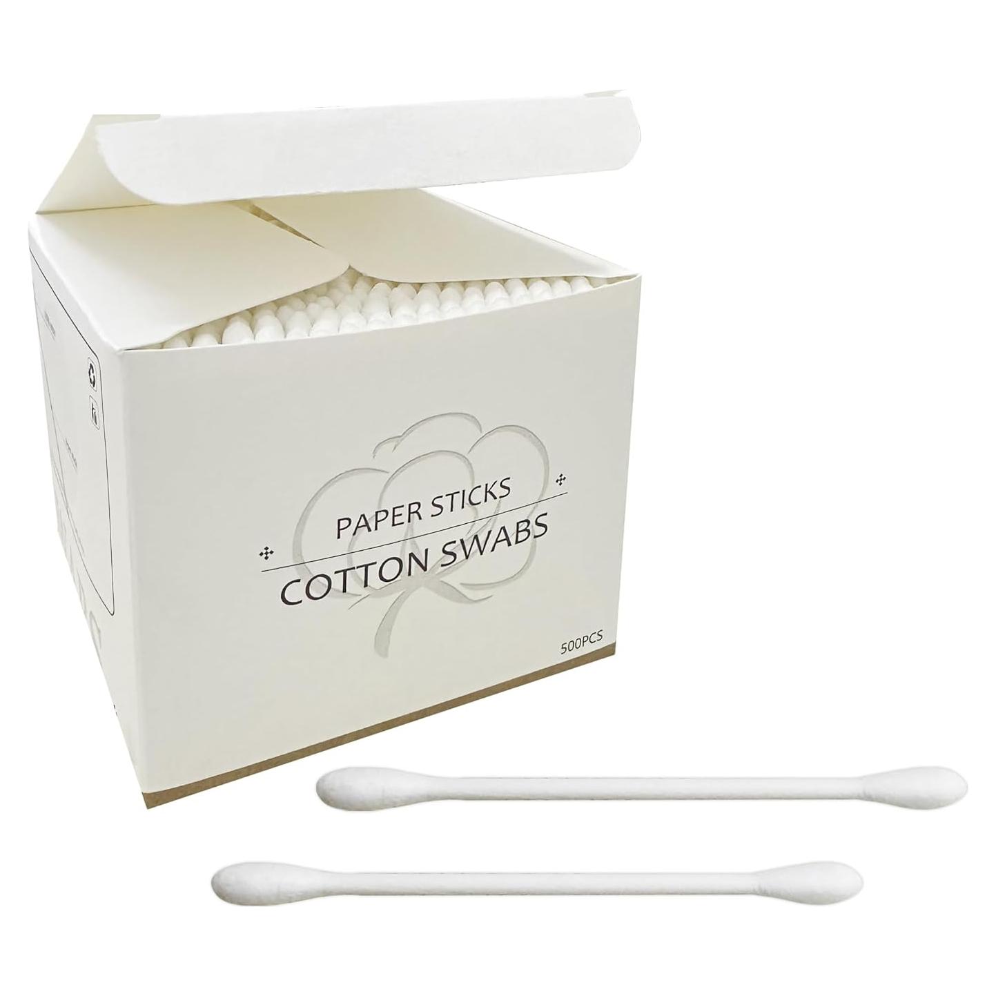 Hisopos de Algodón SUIZWMOU 1000 Piezas Doble Punta