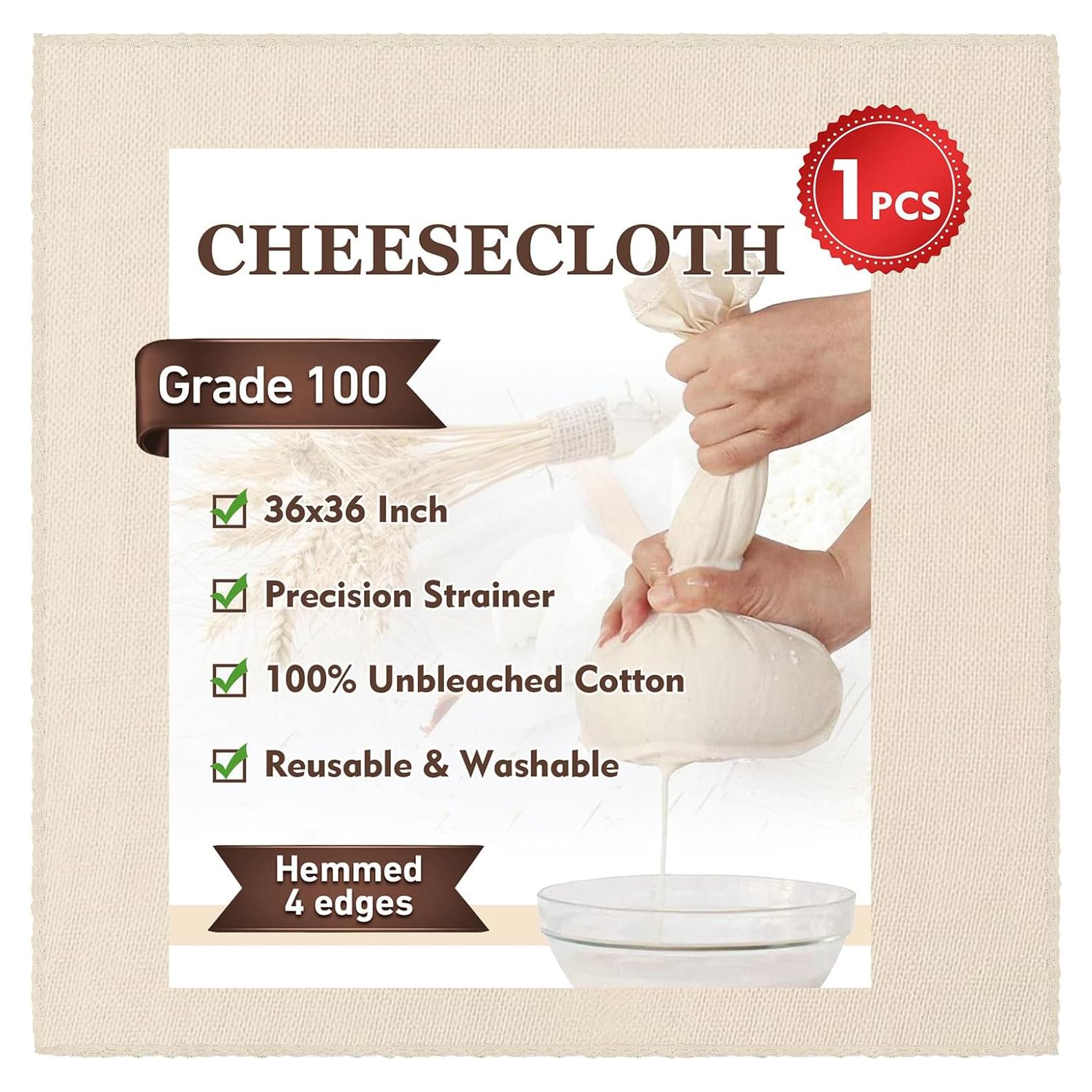 Gasa TOPULORS 91x91 cm 100% Algodón Reutilizable para Cocina