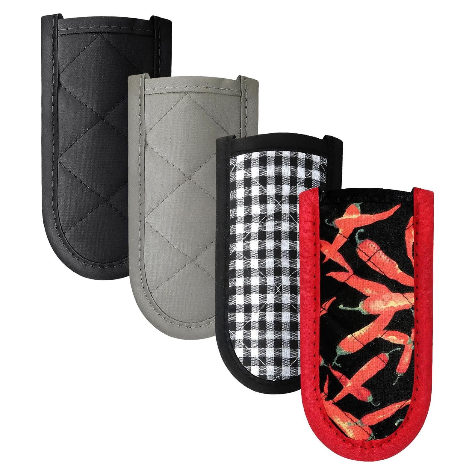 Patelai 4 Pcs Mangos de Sartenes Resistentes al Calor Algodón