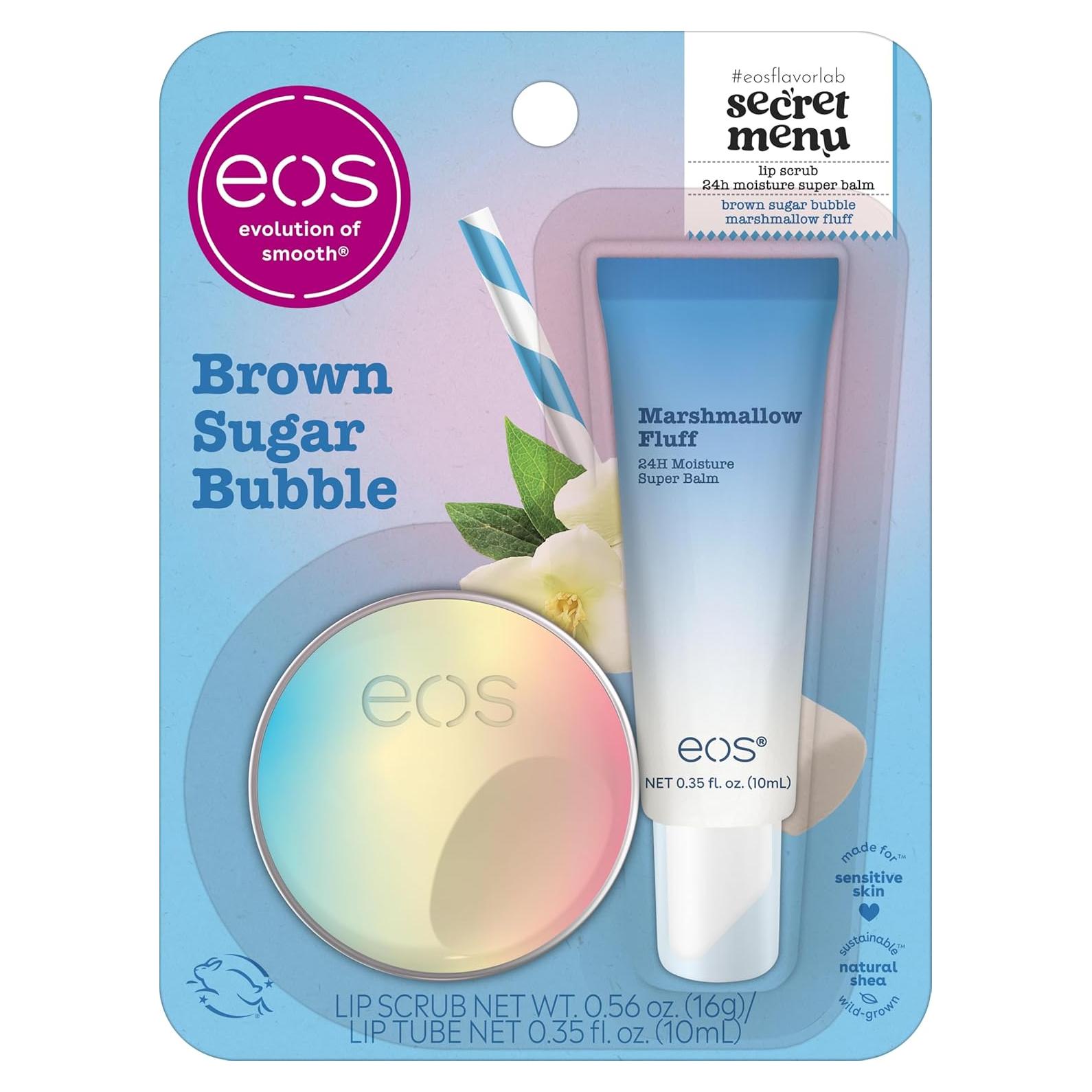 Set de Regalo Labial eos Flavor Lab - Exfoliante y Balsamo 2-Pack