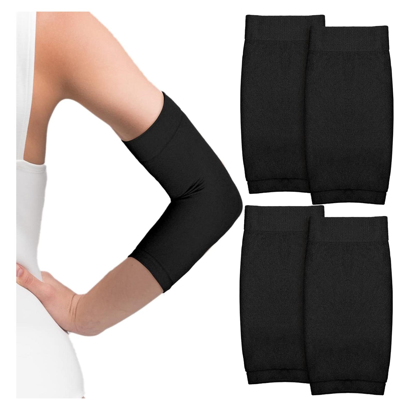 Mangas Cubiertas de Tatuaje Vicenpal - 2 Pares - Negro