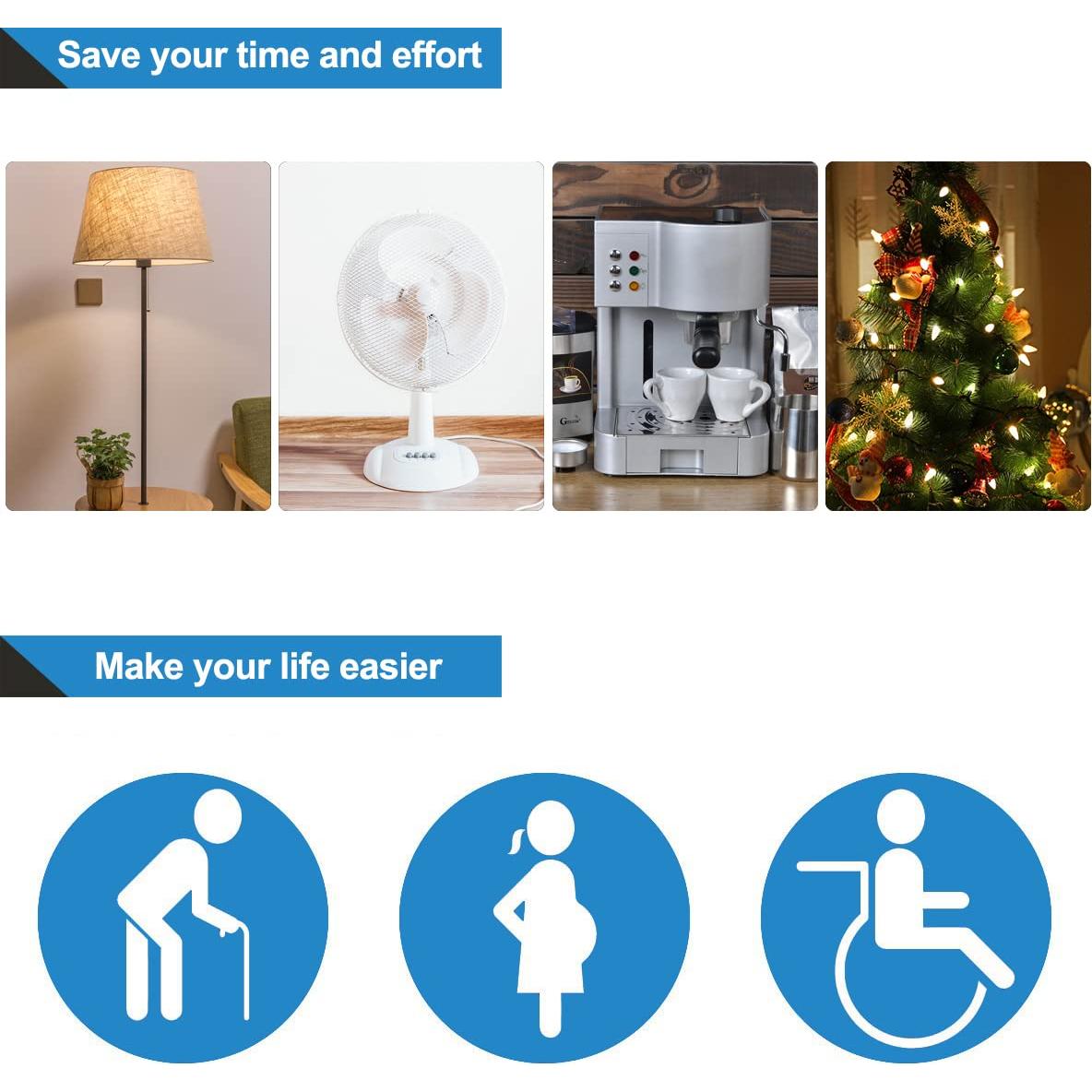 Interruptor de Luz Inalámbrico Dewenwils con Control Remoto