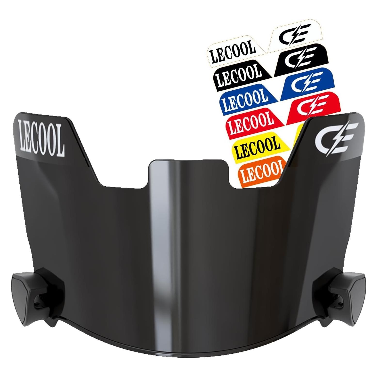 Visera de Fútbol LeCool JP para Casco Juvenil - Anti-Niebla